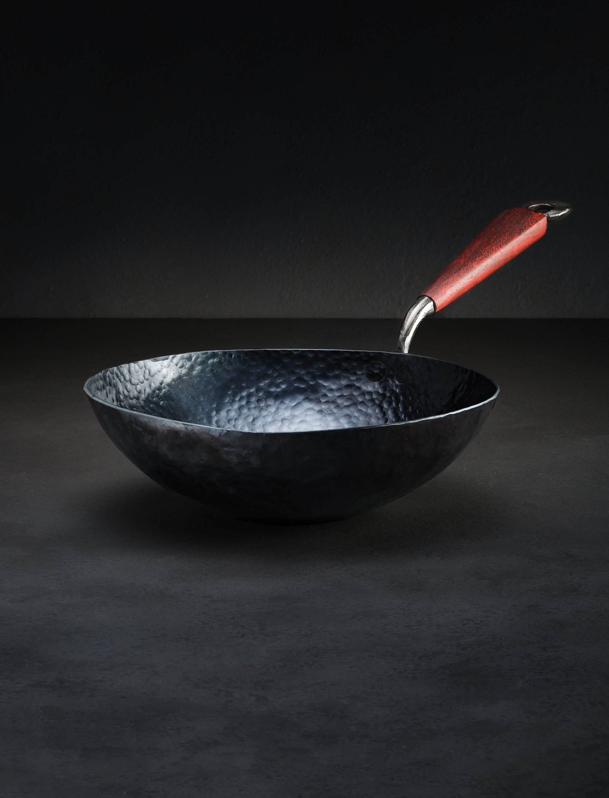 Kehoe Carbon Cookware - California Cookware Kehoe Padauk Edition Mini-Wok