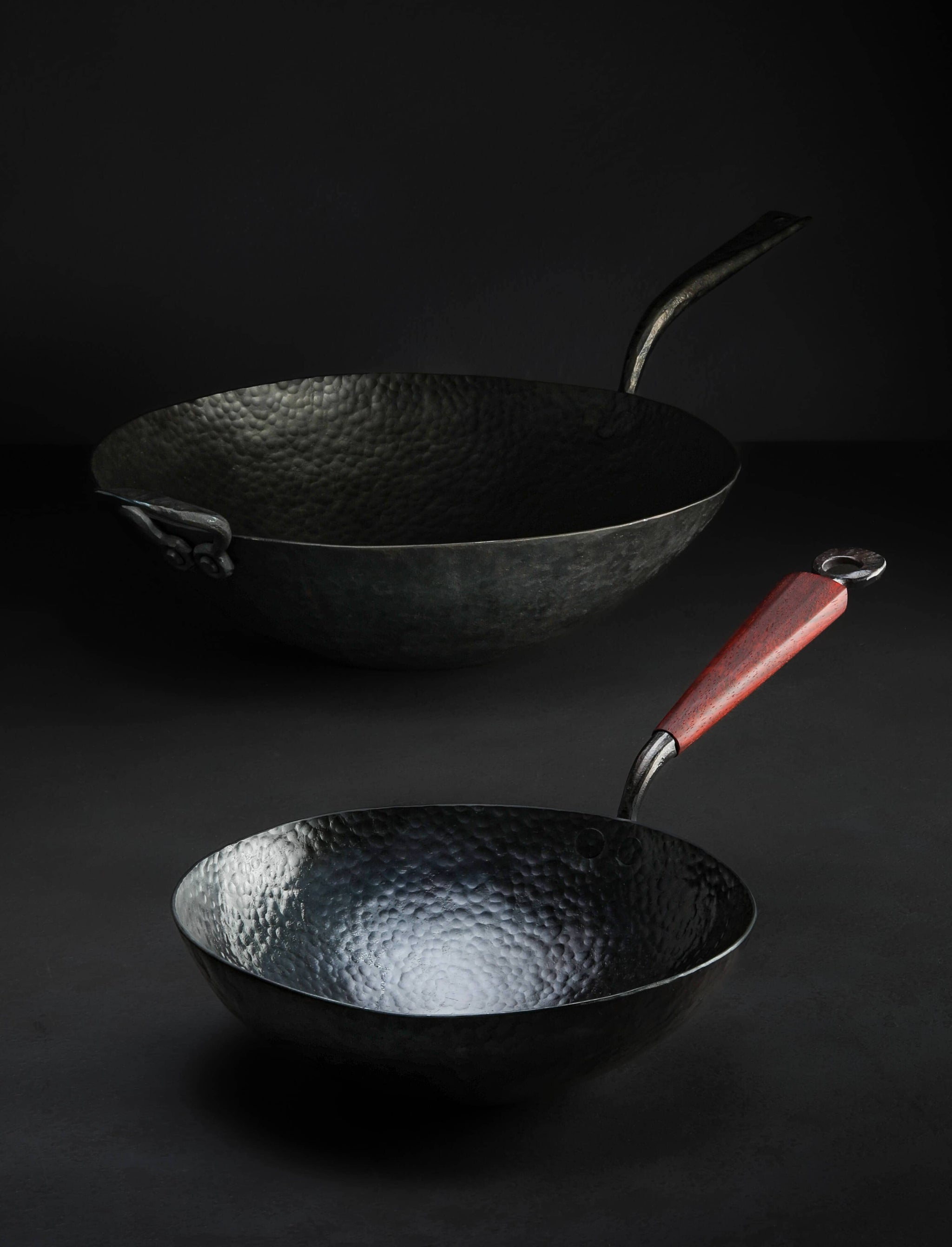 Kehoe Carbon Cookware - California Cookware Kehoe Padauk Edition Mini-Wok