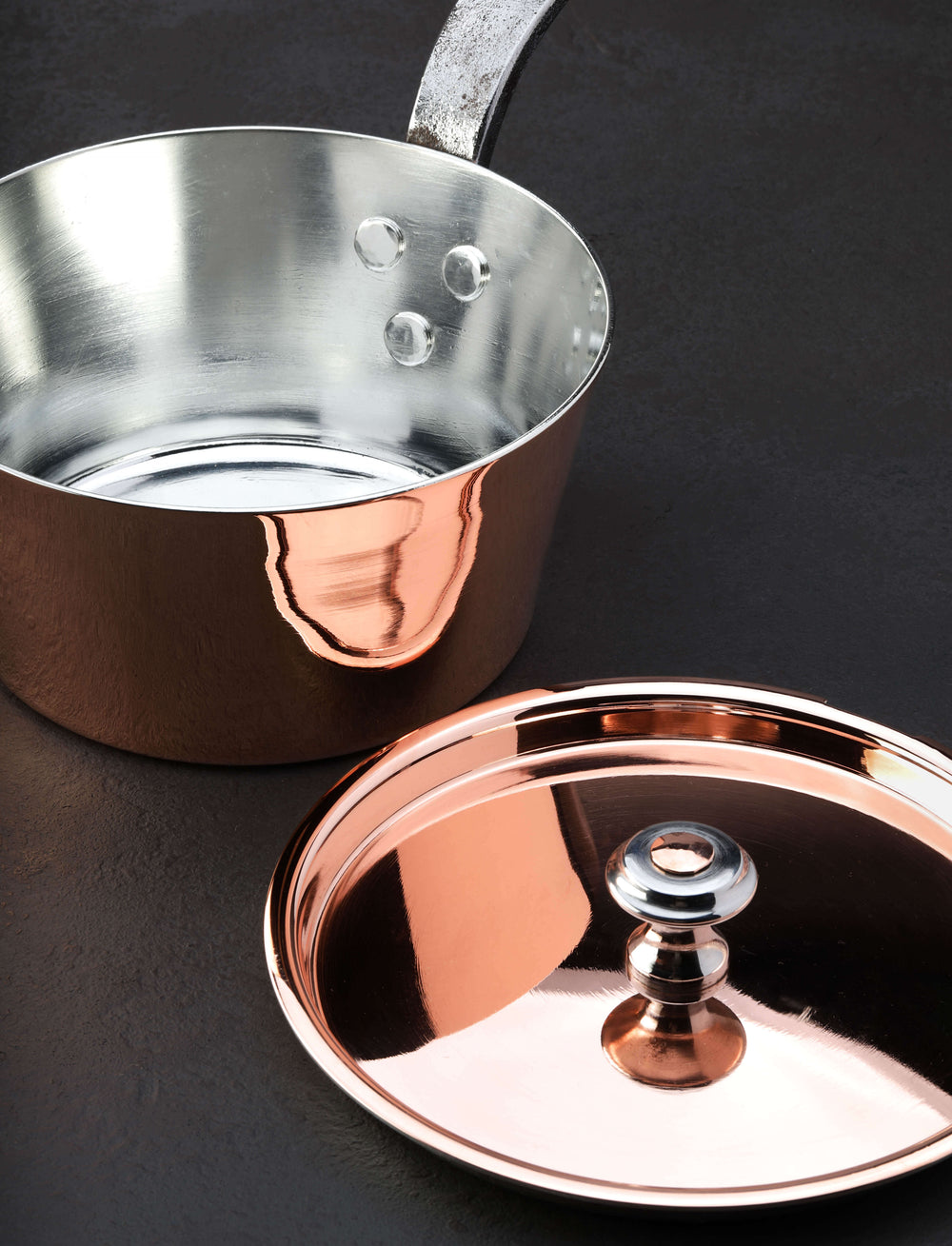 Tim Lucas - Connecticut Cookware Copper Sauce Pan & Lid