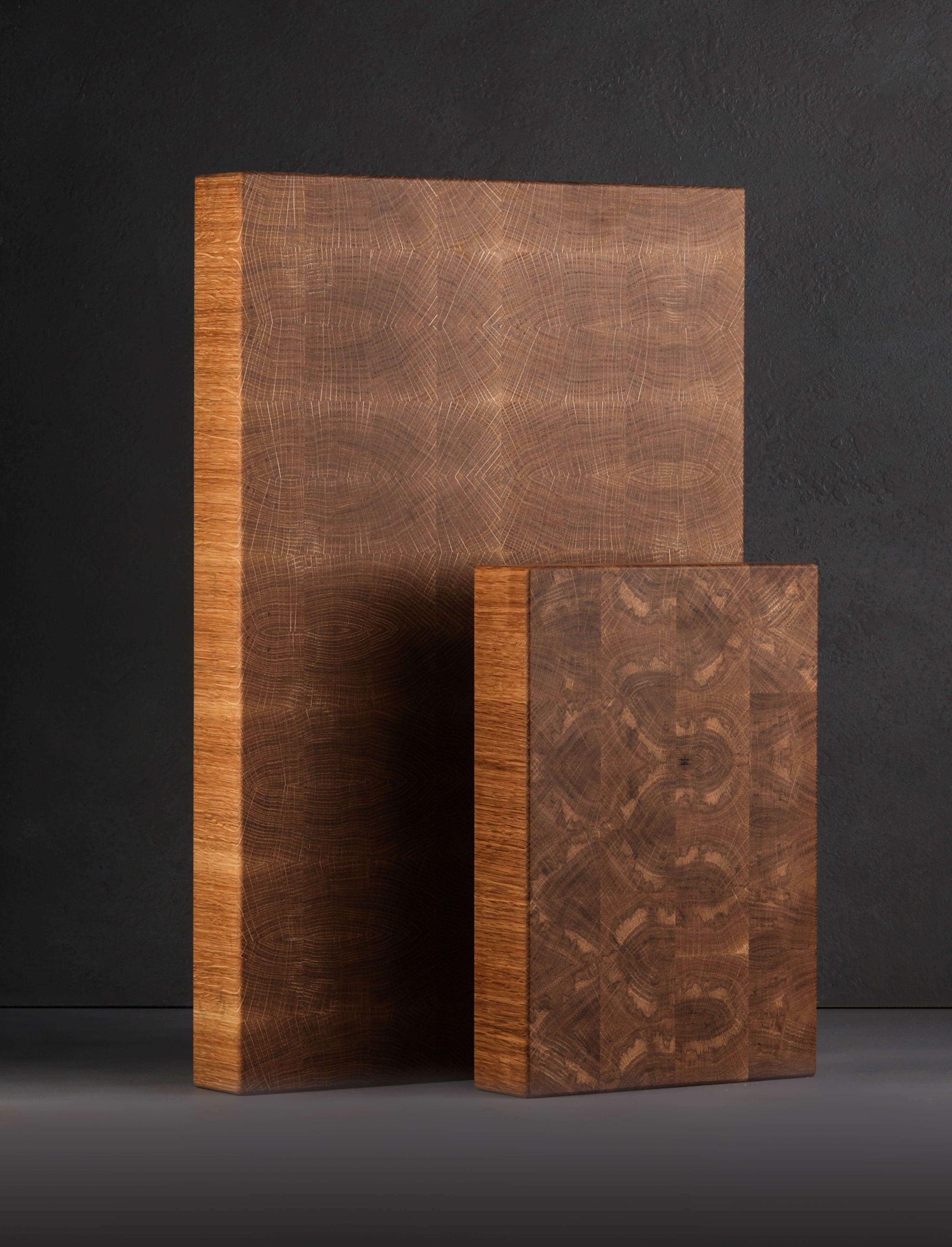 José Regueiro - Michigan Cutting Boards & Blocks Two-Board Set White Oak End Grain Cutting Board