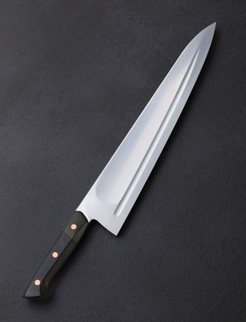 Dan Bidinger - Washington Maple Micarta B-Grind Chef 300mm