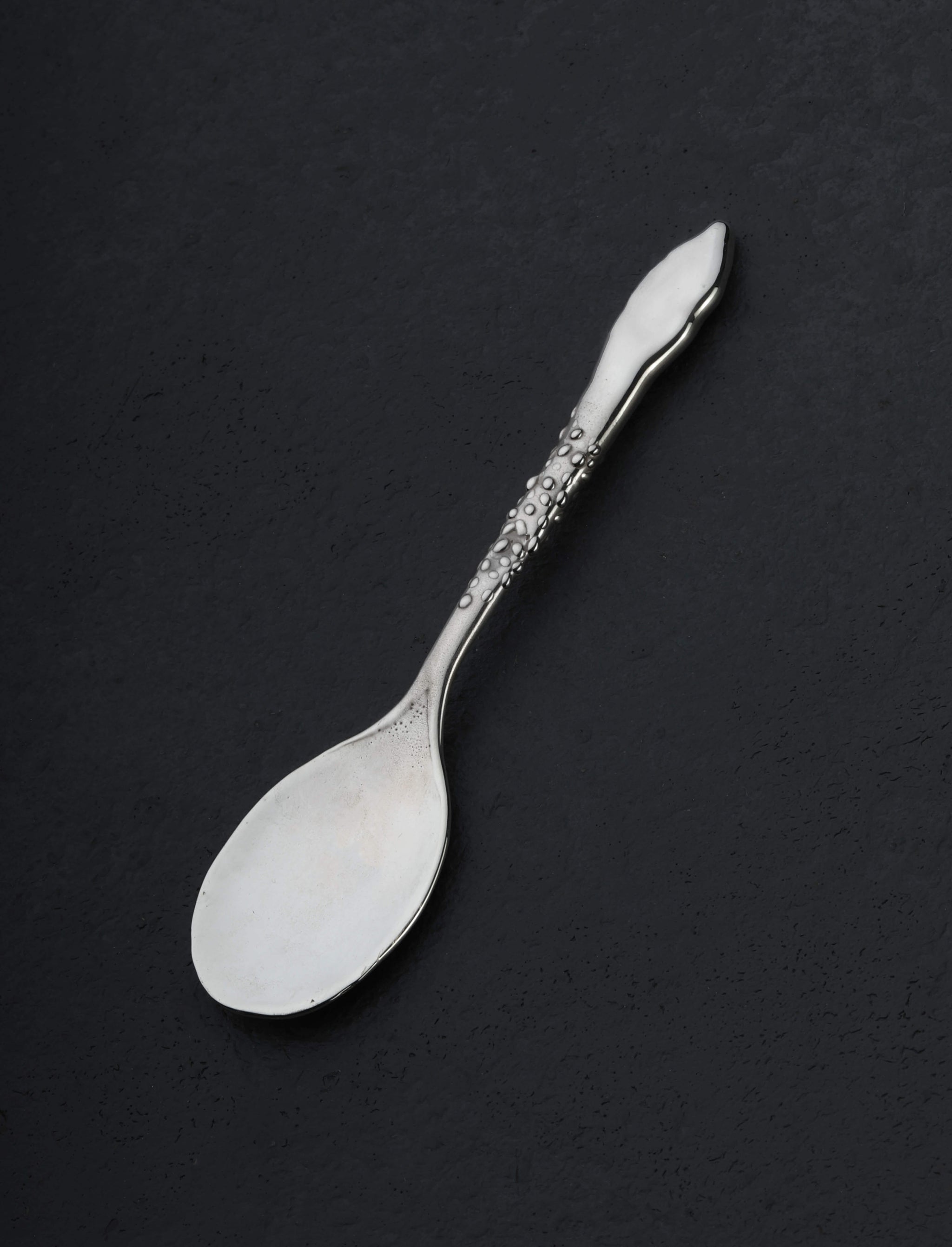 David Wolke - Austria Spoon Two Sterling Silver Petite Demitasse Spoons