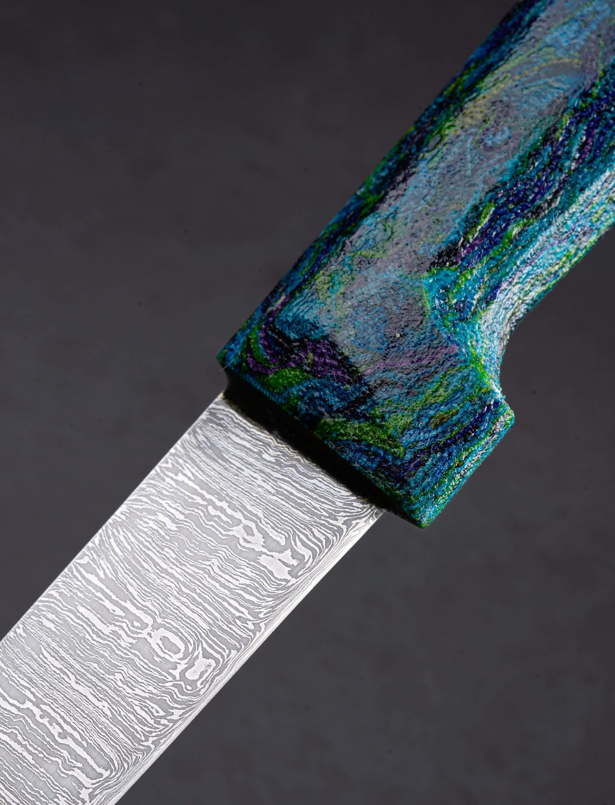 Don Carlos Andrade Modern Alsace Damascus Utility 110mm