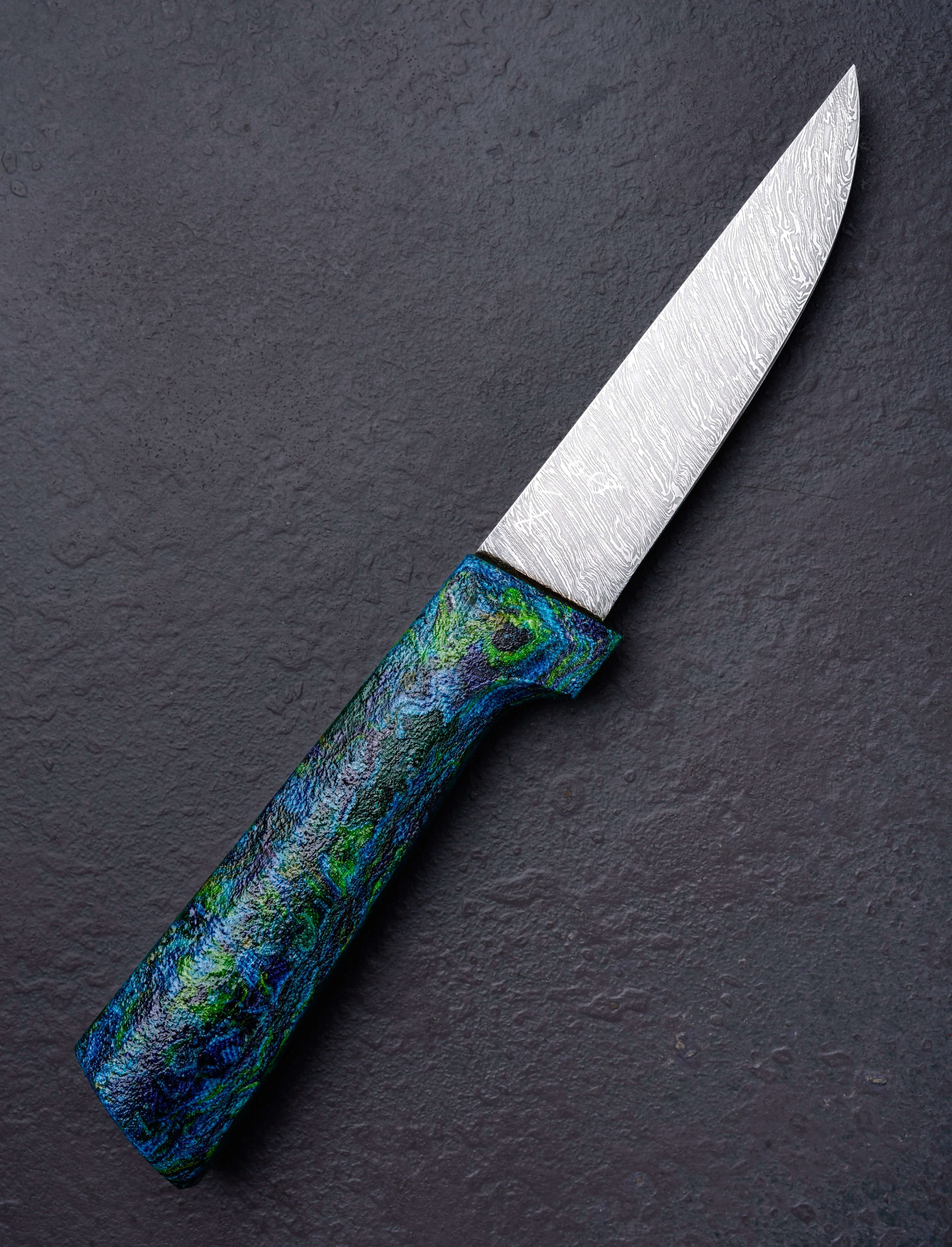 Don Carlos Andrade Modern Alsace Damascus Utility 110mm