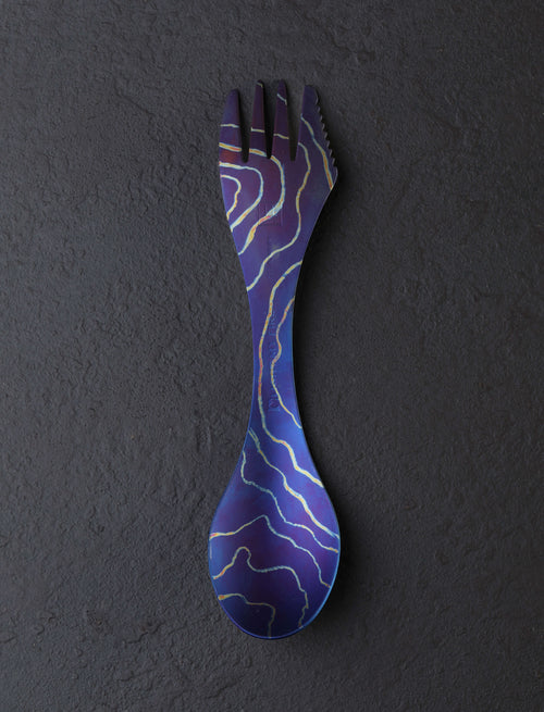 Eatingtools + Light My Fire Design Eight Anodized Titanium Spork 2024 Edition