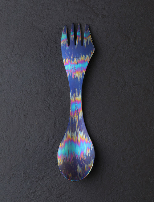 Eatingtools + Light My Fire Design Four Anodized Titanium Spork 2024 Edition