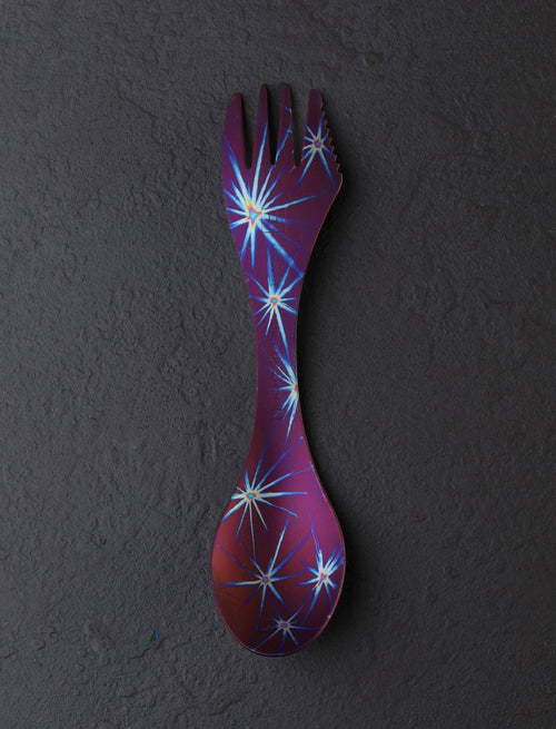 Eatingtools + Light My Fire Design One Anodized Titanium Spork 2024 Edition