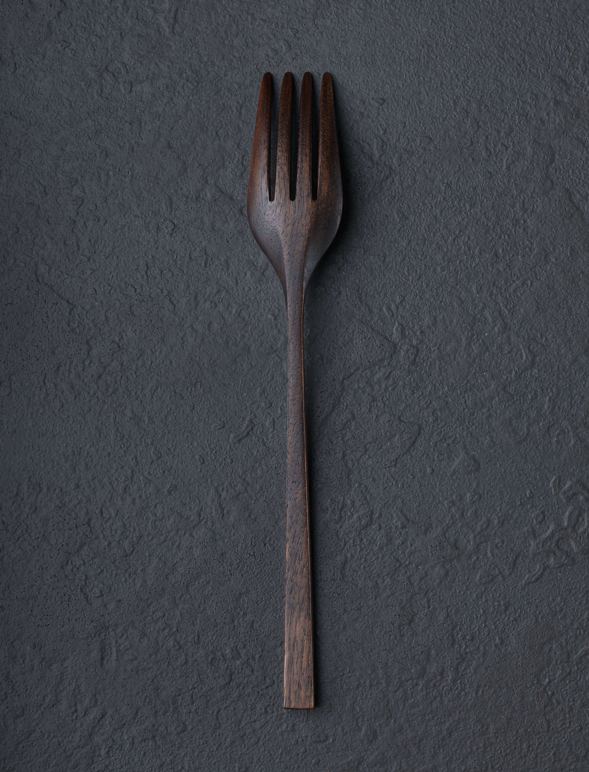 Luke Hope - London & Central Vietnam Forks & Spoons LH Black Walnut Fork