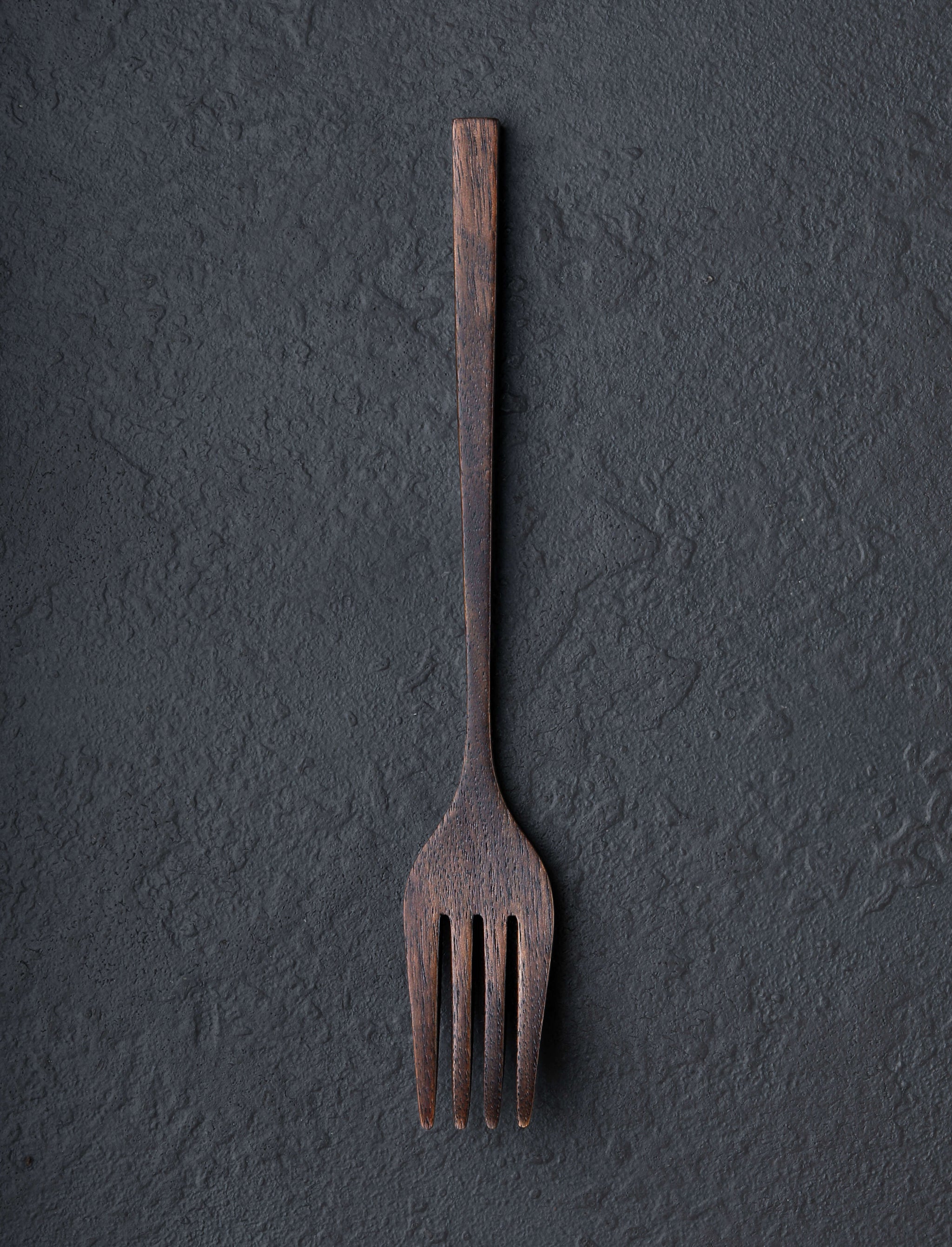 Luke Hope - London & Central Vietnam Forks & Spoons LH Black Walnut Fork