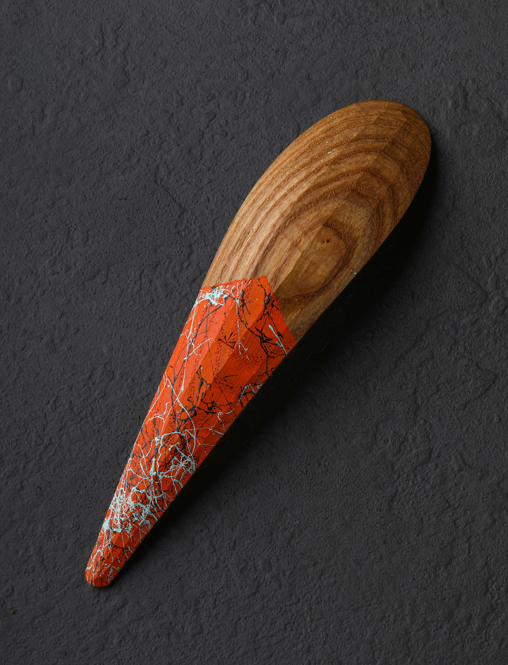 Maximilian Neukäufler - Austria Forks & Spoons Speckled Orange Kayak Spoon