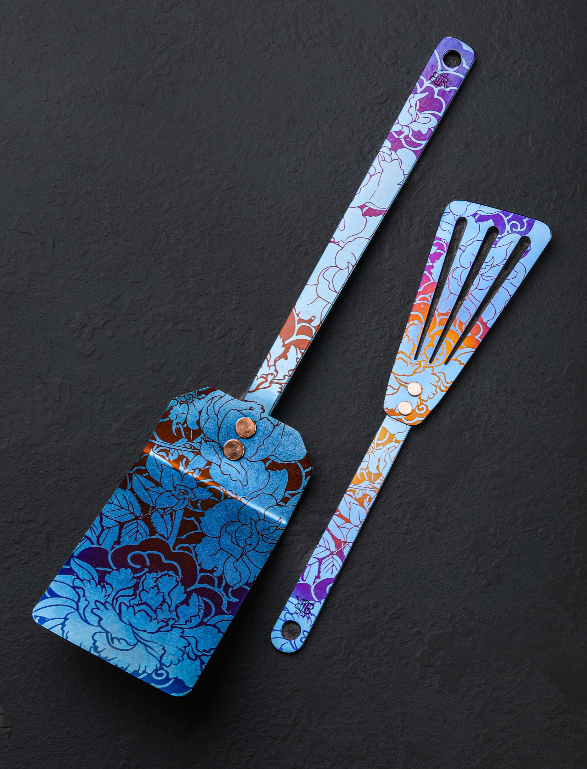 Ben Tendick - Oregon Gifts Island-side Duo Titanium Spatulas