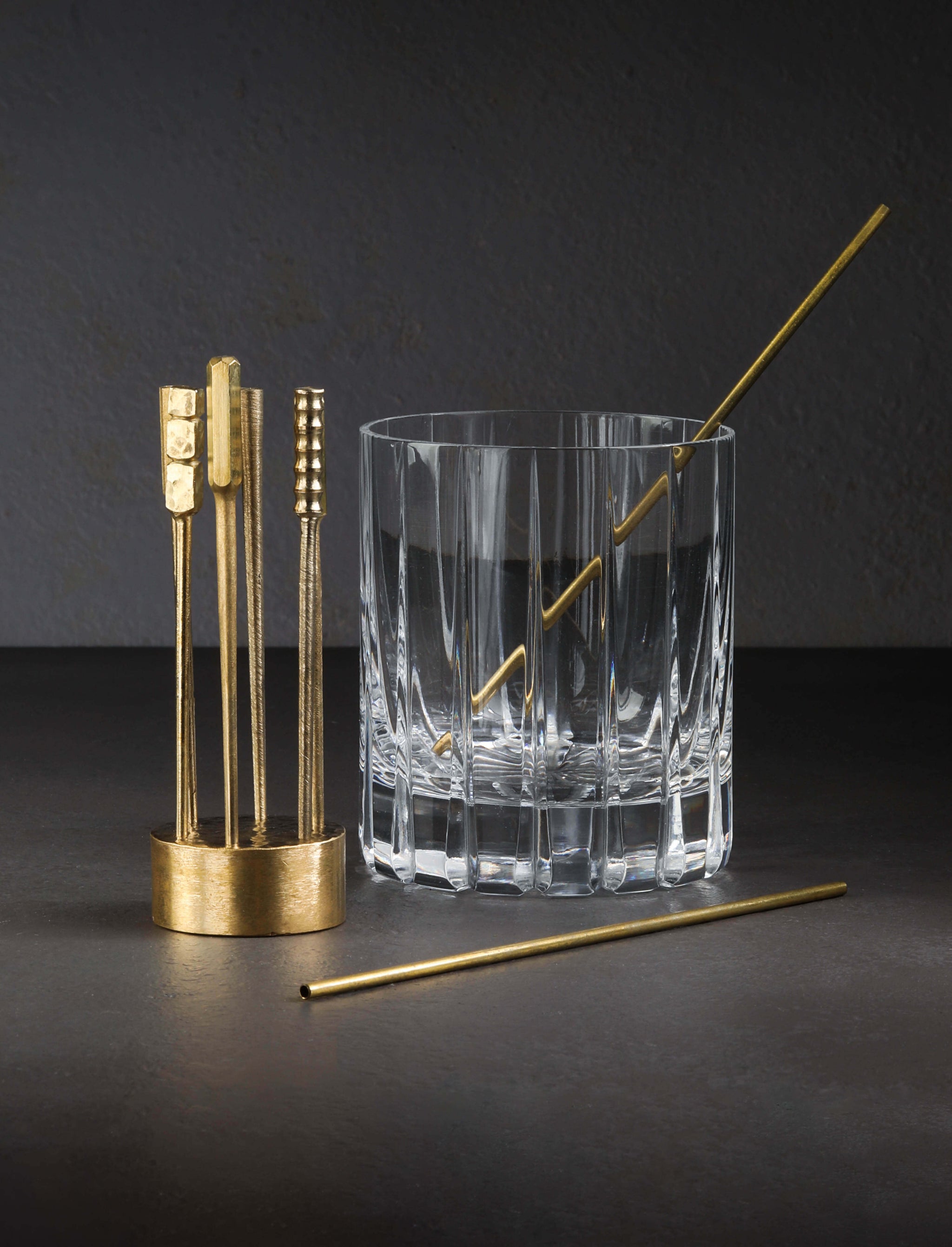 Jonathan Shor - New Jersey Gifts Brass Barware Gift Set