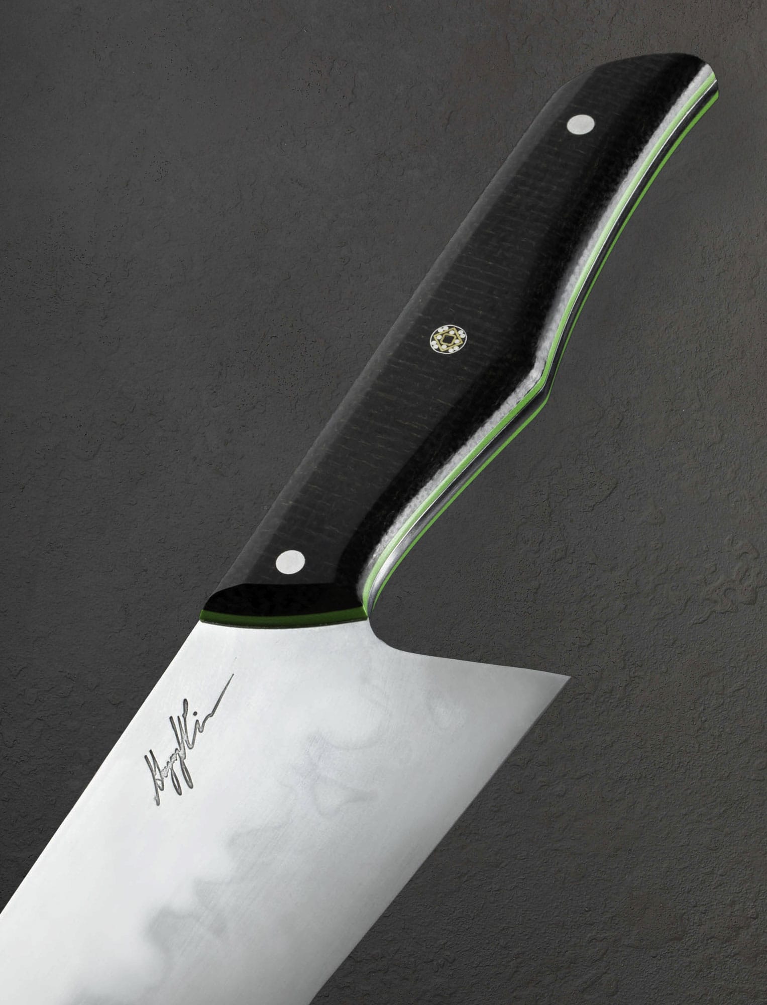Greg Cimms Burlap Honyaki Chef 234mm