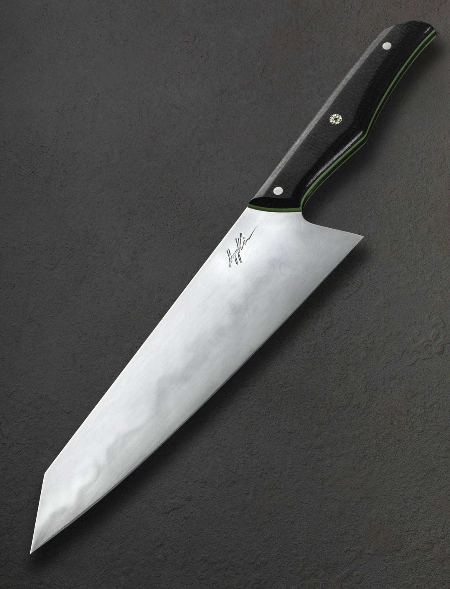 Greg Cimms Burlap Honyaki Chef 234mm