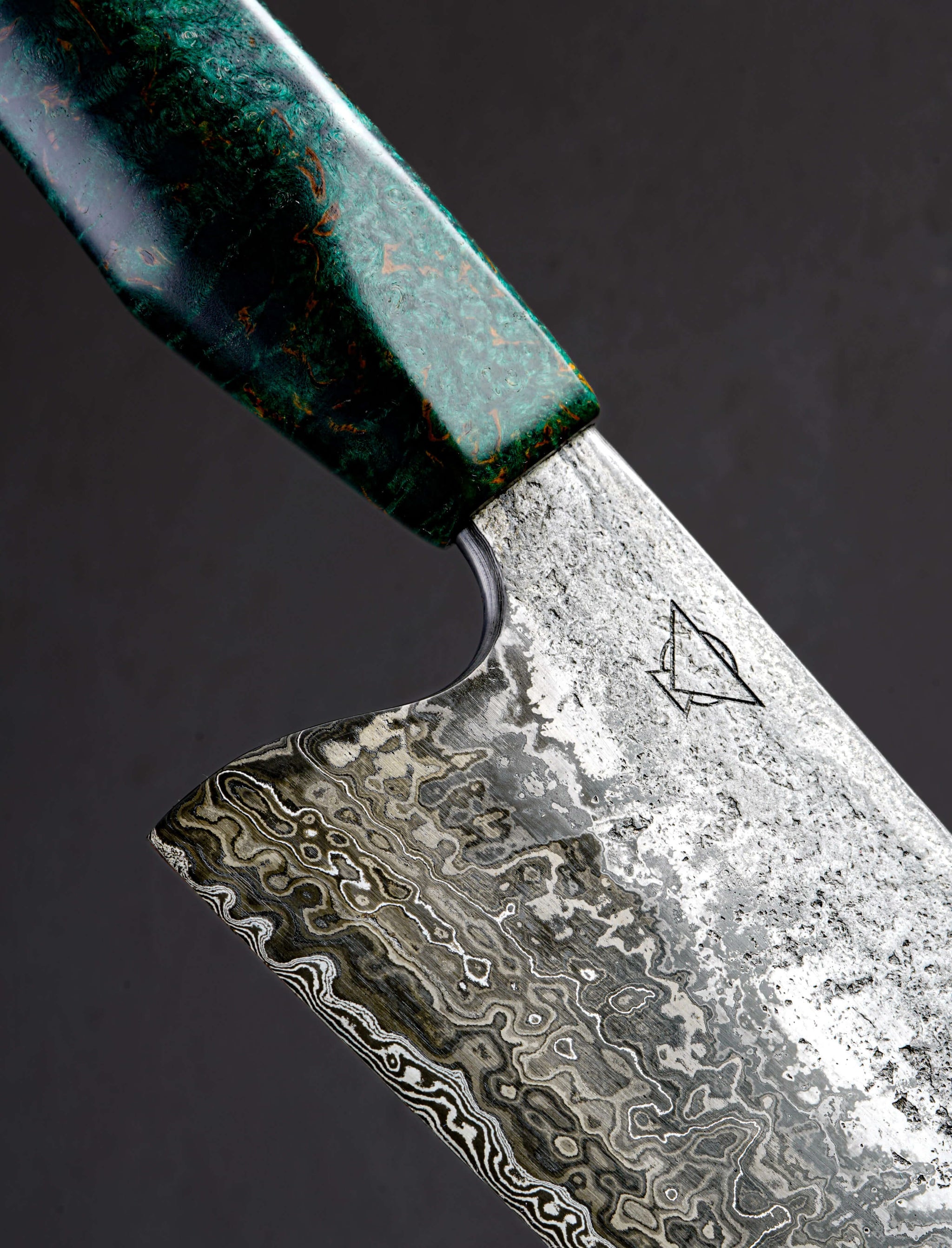 Masur Birch Damascus Gyuto 242mm