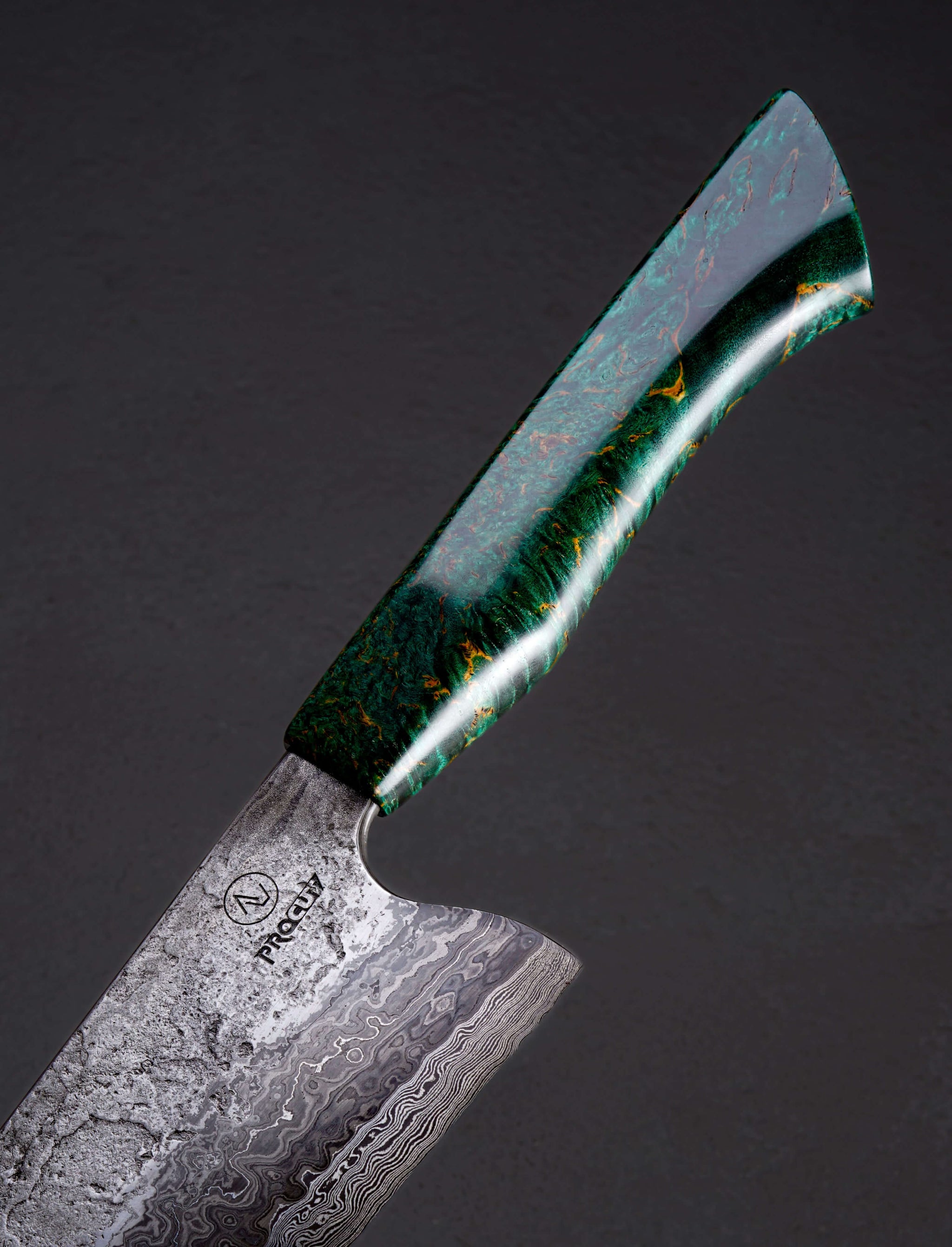 Masur Birch Damascus Gyuto 242mm