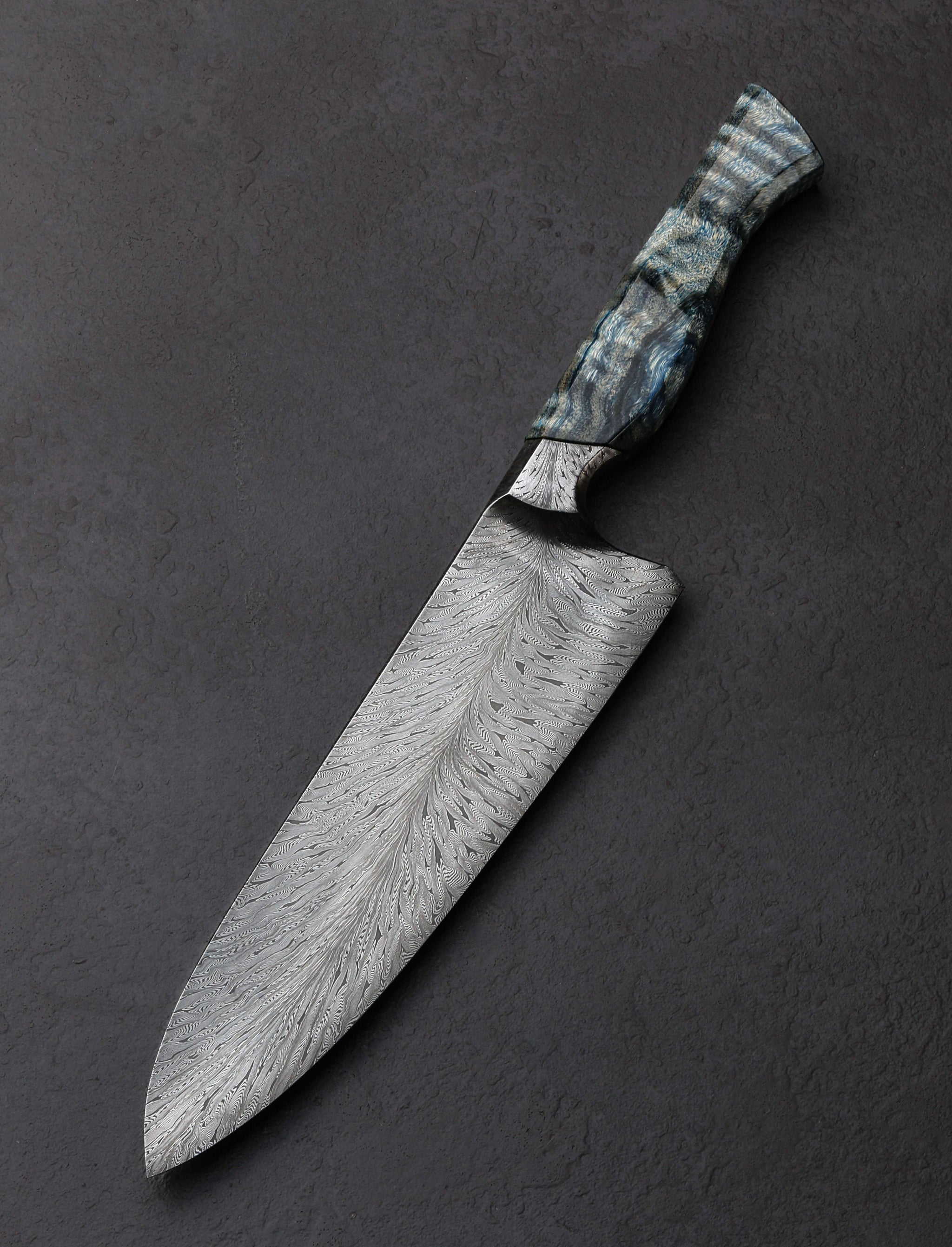 Jeroen Knippenberg - Netherlands Poplar Feather Gyuto 212mm