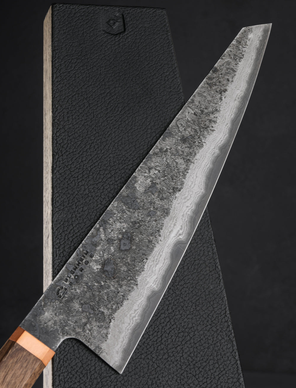 A Combination of Makers Knife Sets Gyuto & Knife Stand Gift Set