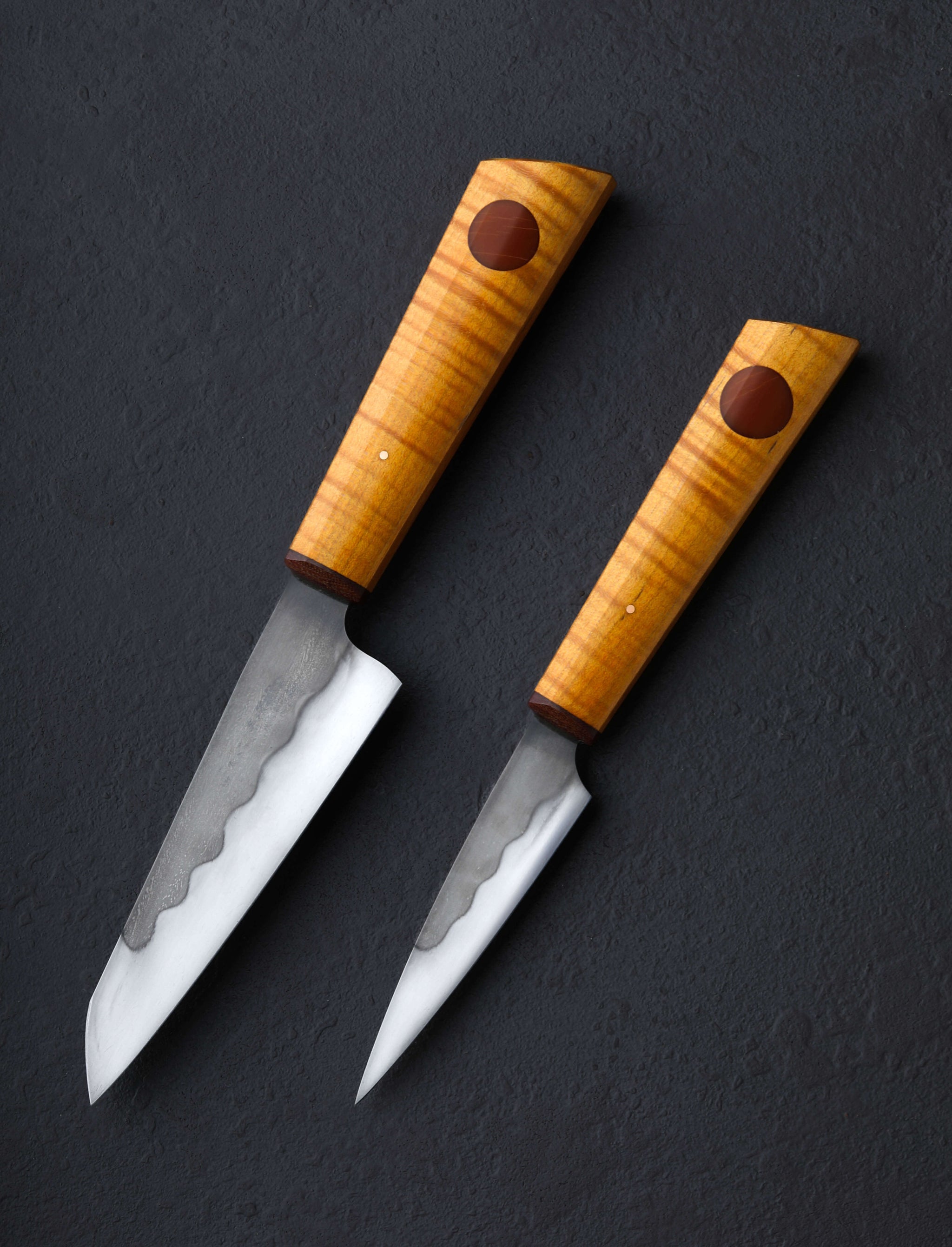 Don Carlos Andrade - California Knife Sets Curly Maple Apartment Chef's Set