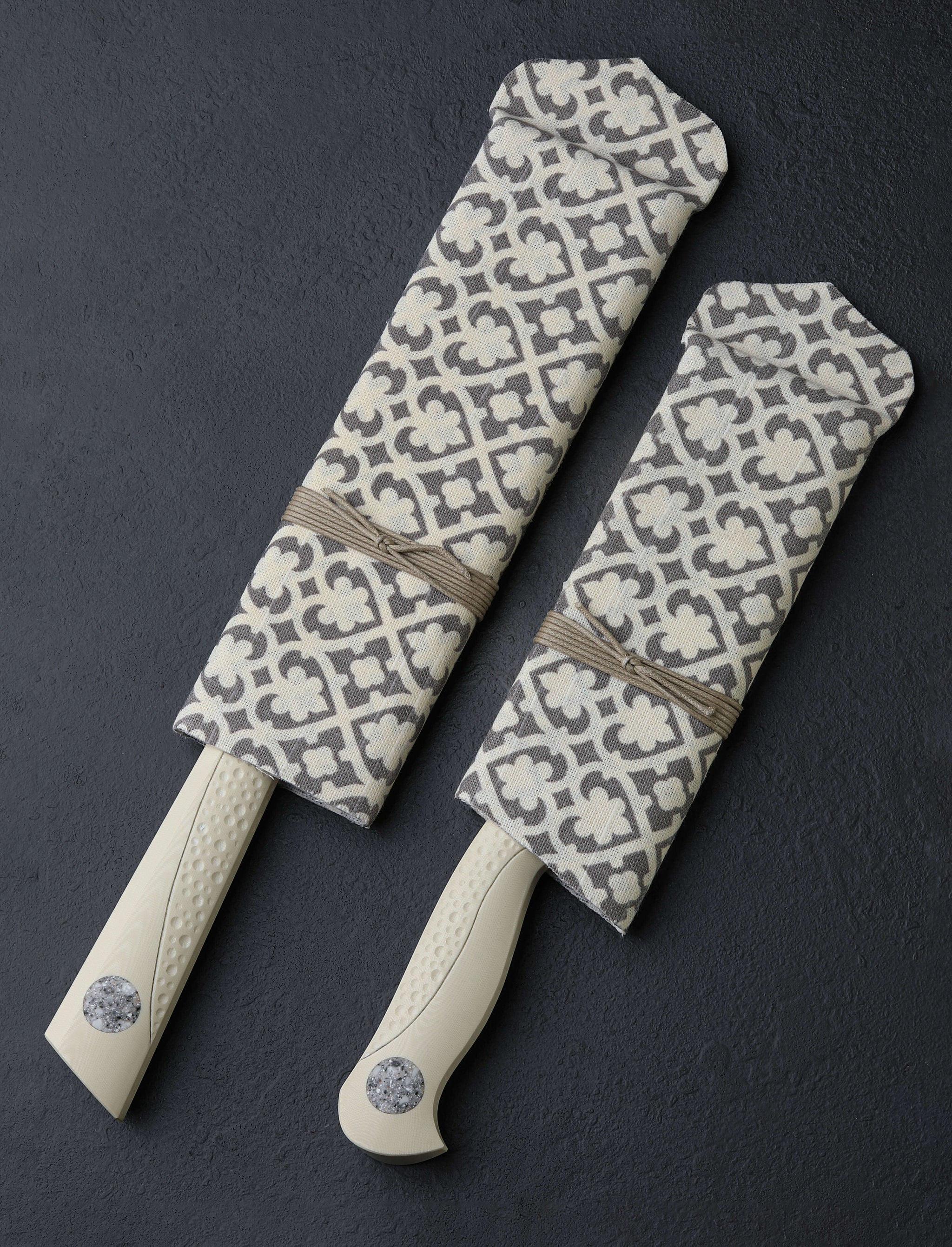 Don Carlos Andrade - California Knife Sets Mourning Doves Couple's Chef set