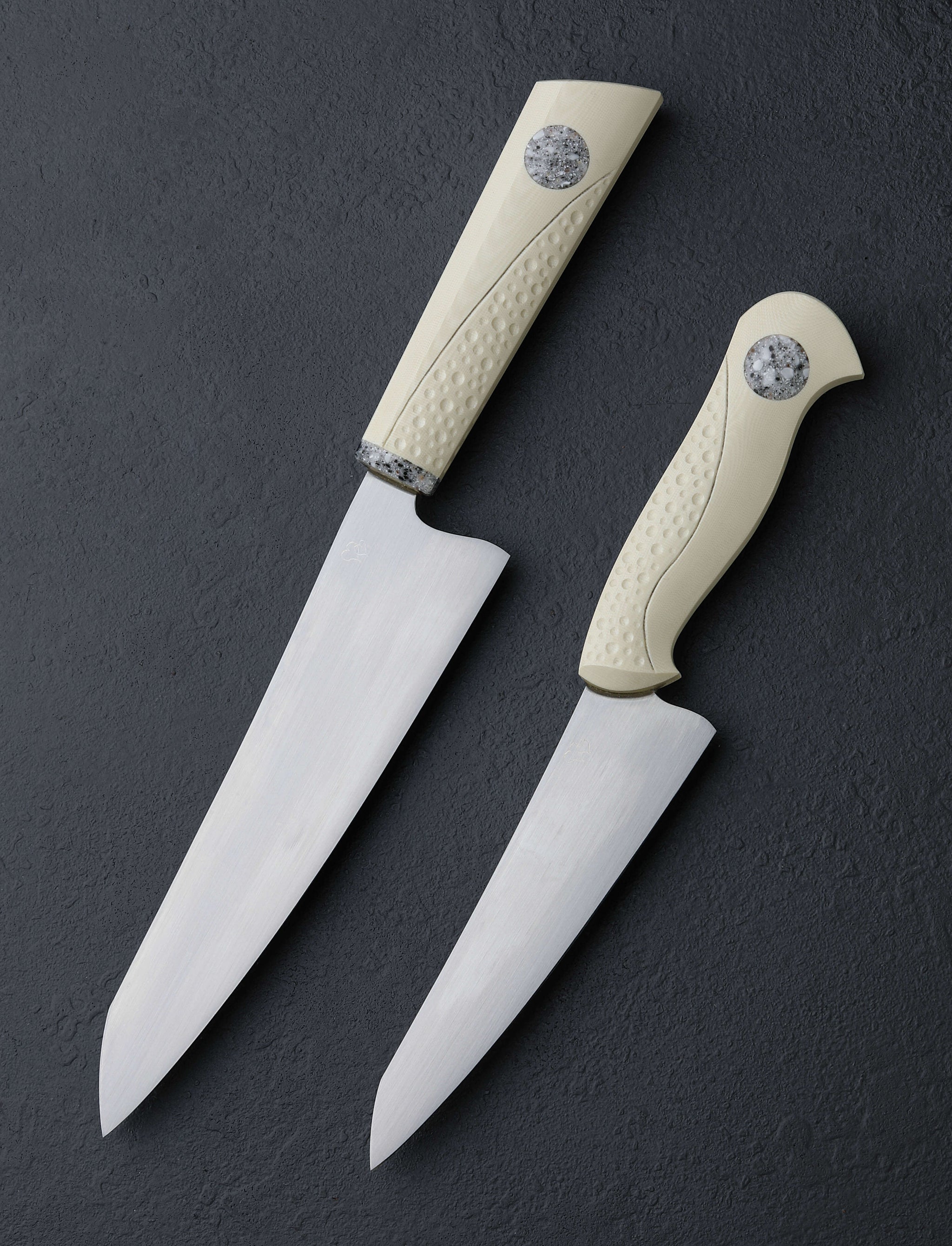 Don Carlos Andrade - California Knife Sets Mourning Doves Couple's Chef set