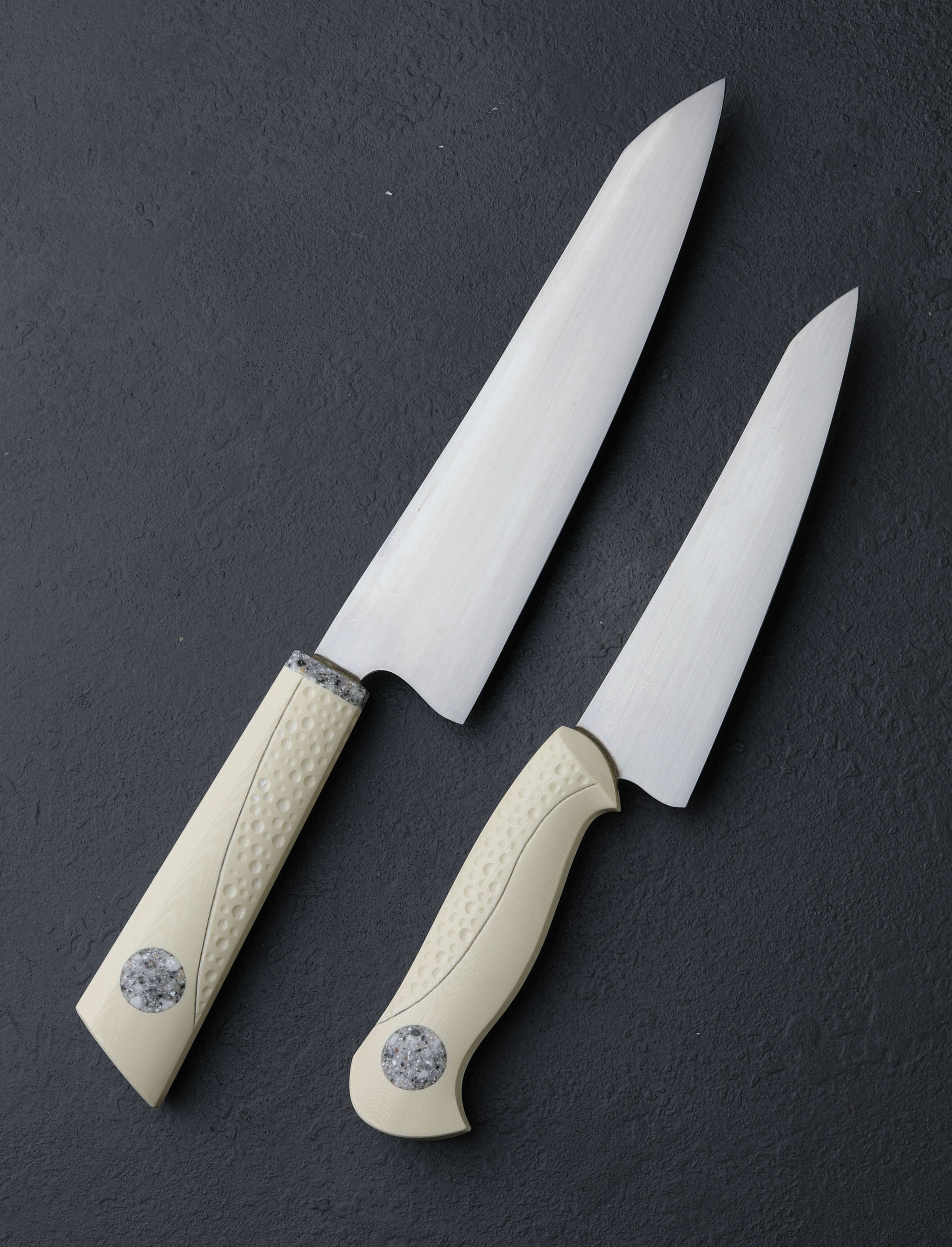 Don Carlos Andrade - California Knife Sets Mourning Doves Couple's Chef set