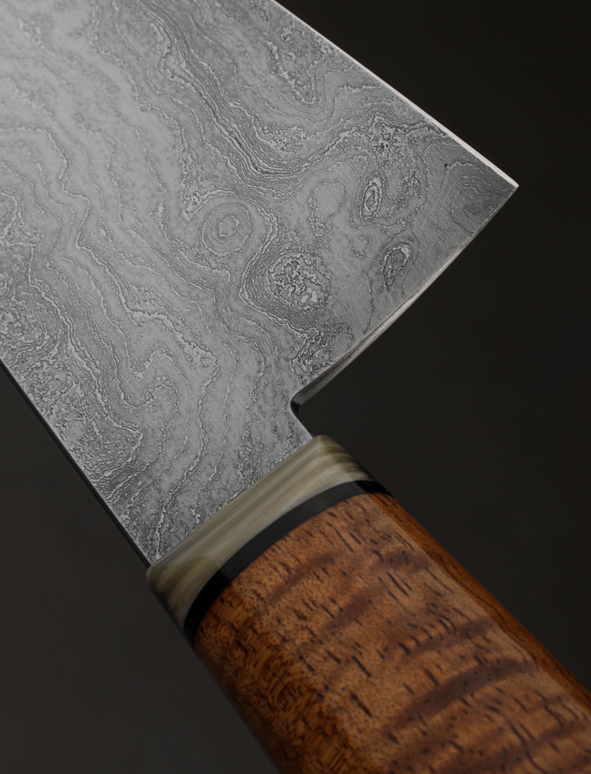 Emiliano Carrillo - New Jersey Knife Sets Horn & Burl Damascus Chef’s Set