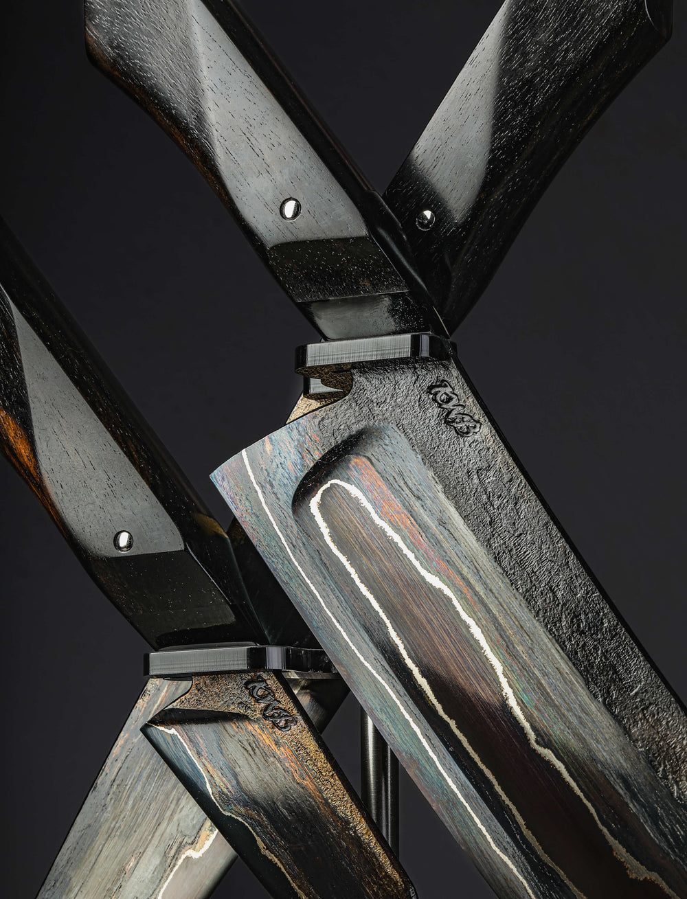 Korben Bloomfield - United Kingdom Knife Sets Ebony Wrought Chef's Set