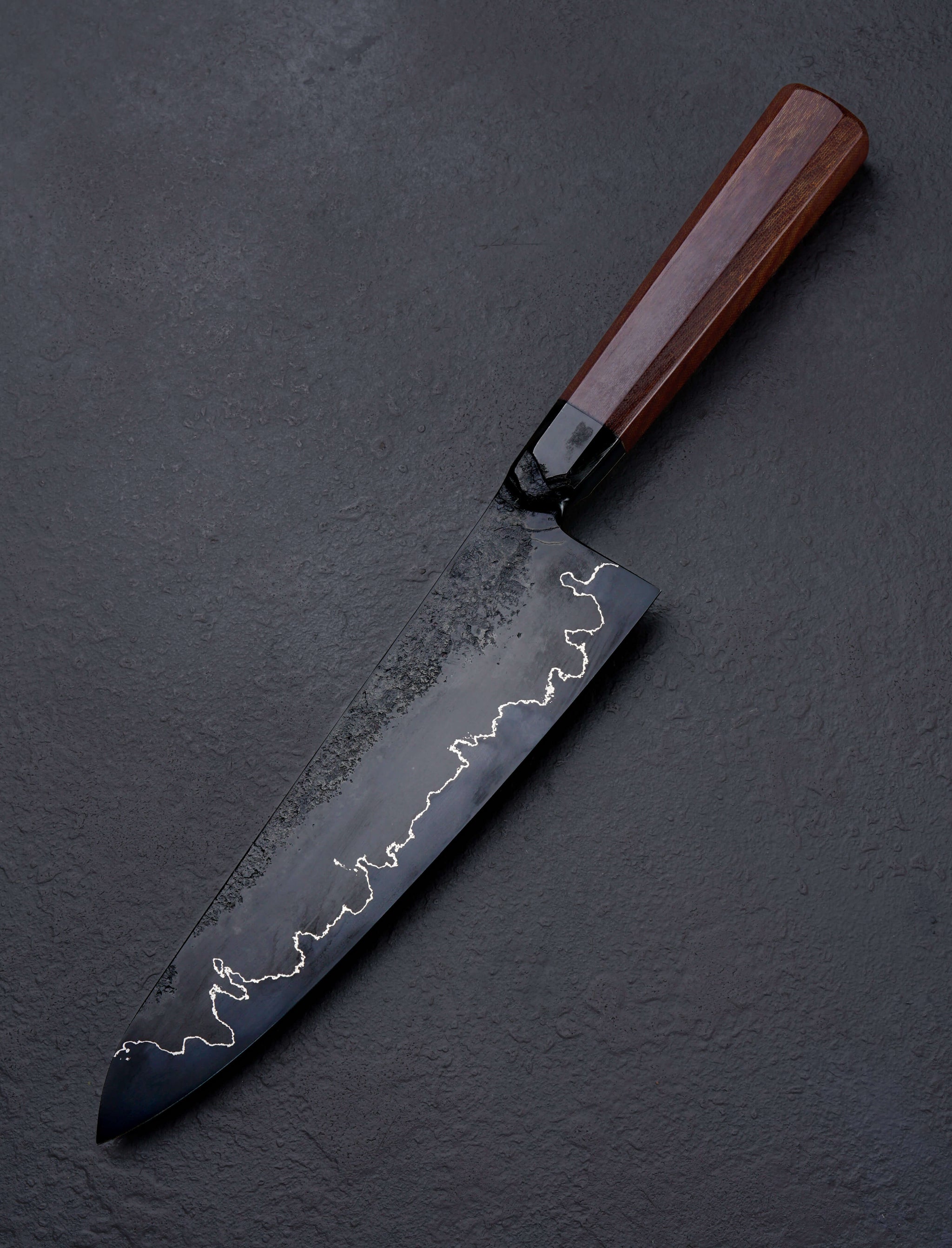 Leszek Sikon Vintage Micarta Graphite Gyuto 209mm