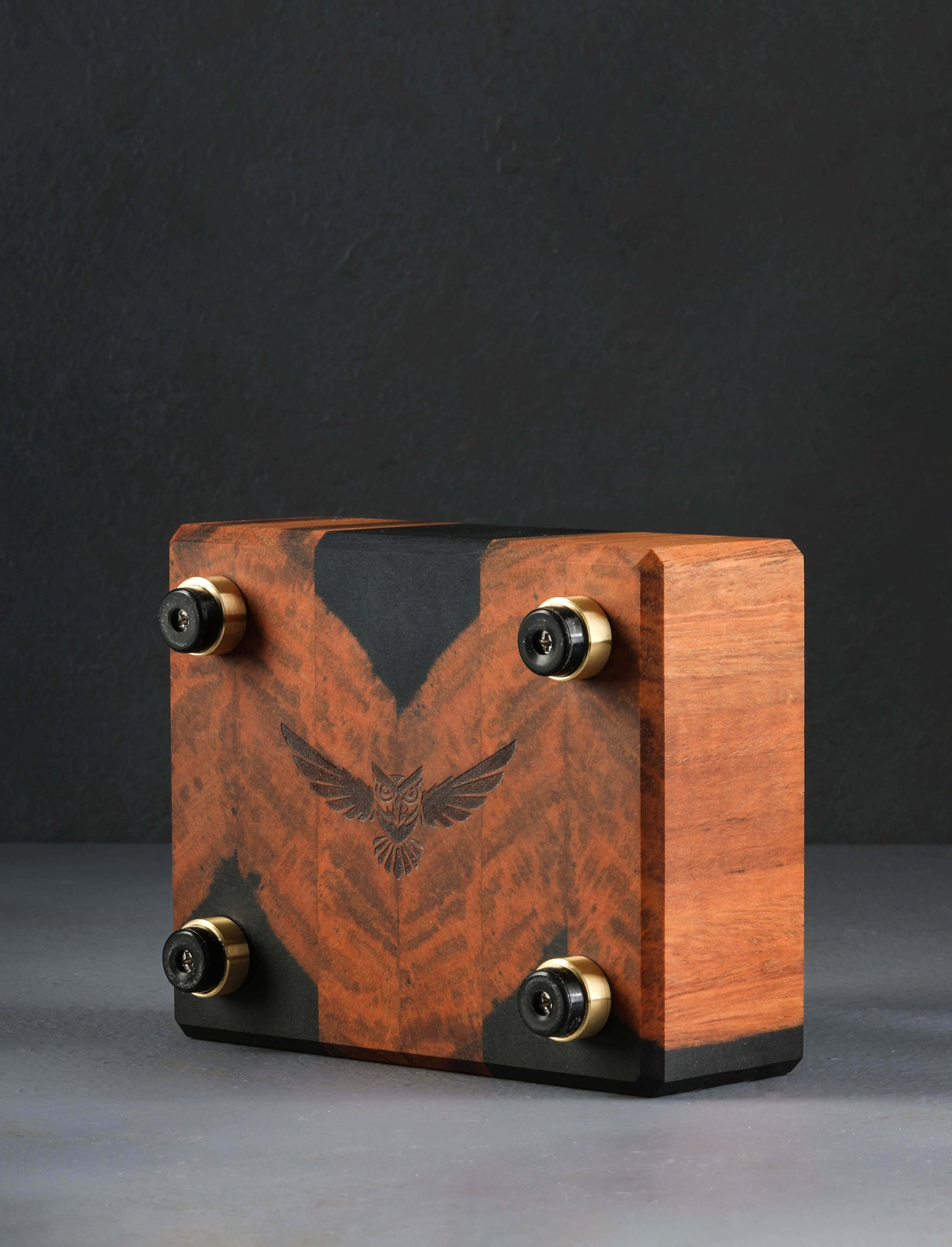 Luke Martin, Owl Woodworks - Canada Gaboon Ebony Owl Bar Board