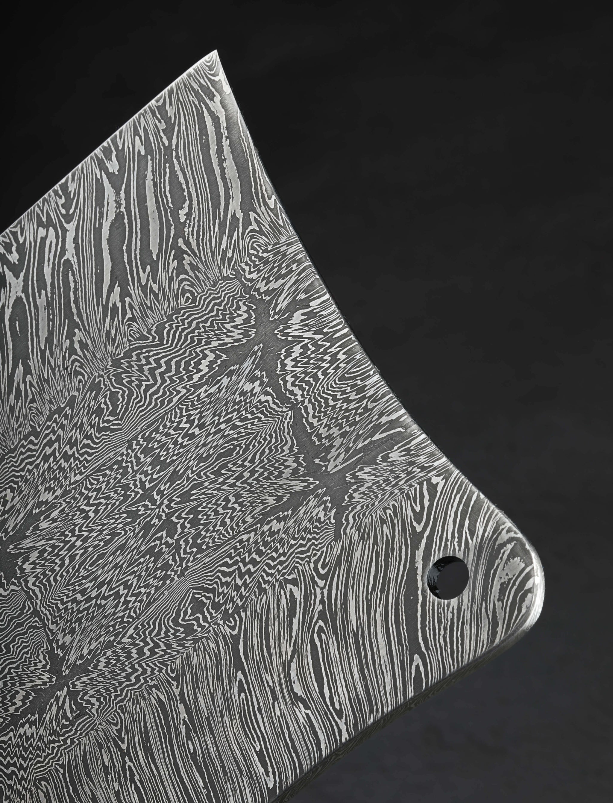 Aaron Wilburn - Idaho Nakiri & Vegetable Cleaver Lavender Giraffe Cleaver 187mm