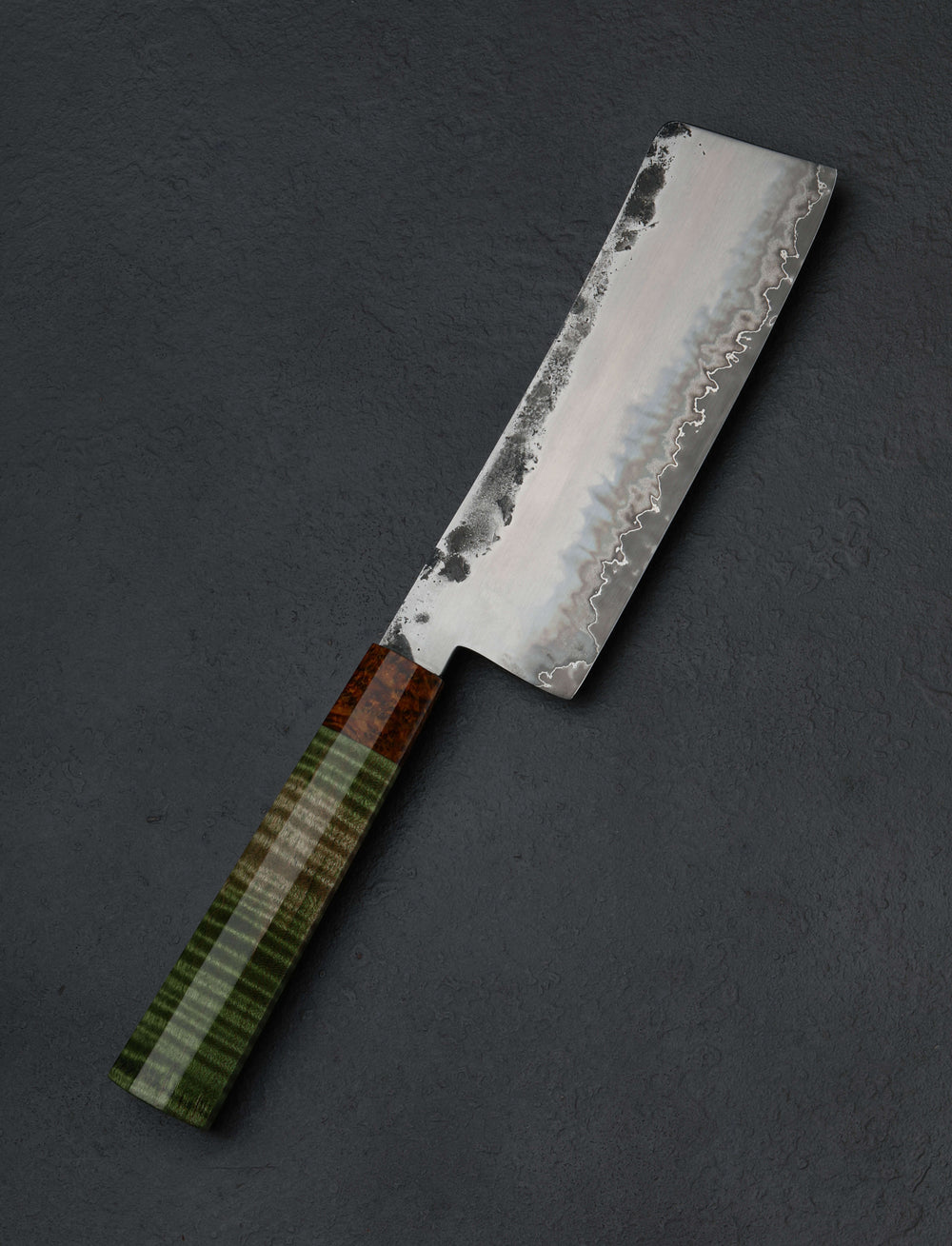 Aaron Wilburn - Idaho Nakiri & Vegetable Cleaver Mountain Mist Nakiri 177mm