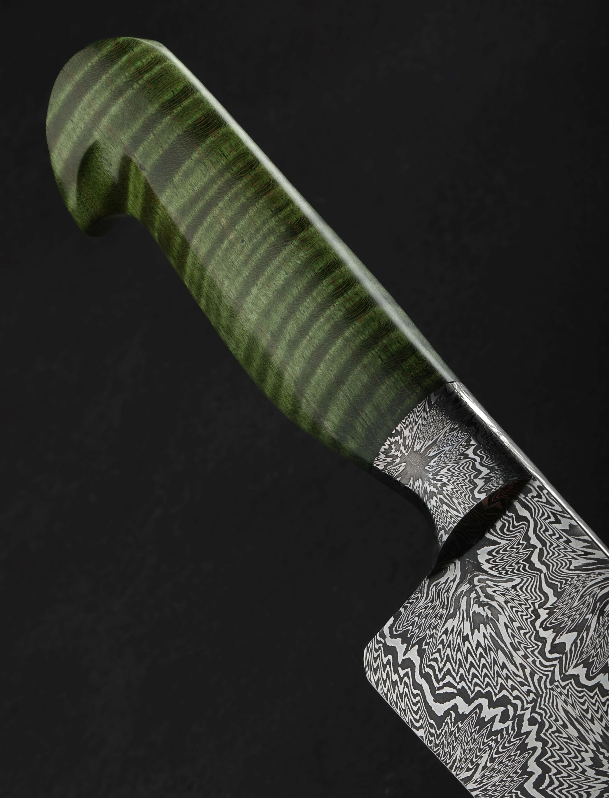 Aaron Wilburn - Idaho Nakiri & Vegetable Cleaver Quasar Damascus Chef 276mm