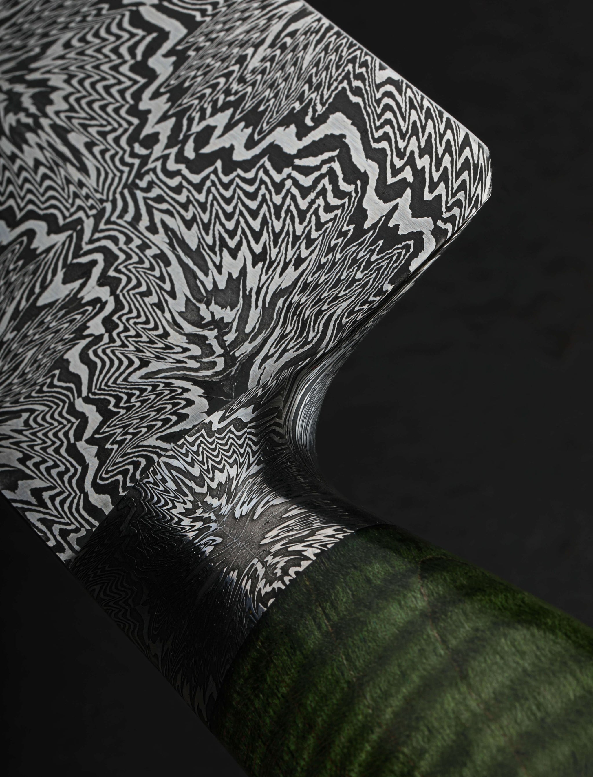 Aaron Wilburn - Idaho Nakiri & Vegetable Cleaver Quasar Damascus Chef 276mm