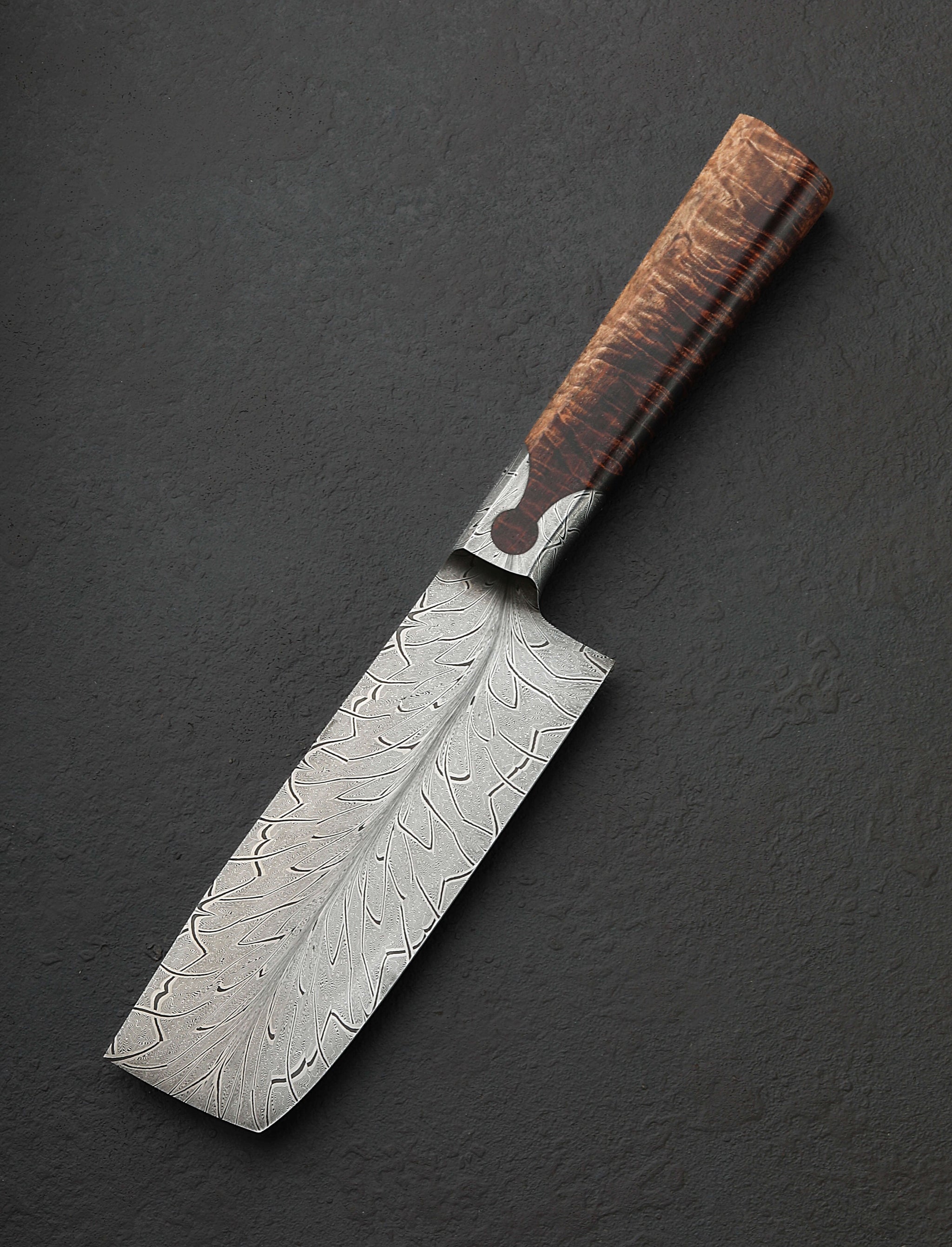 Casey Vilensky - Vancouver Nakiri & Vegetable Cleaver Feathered Lotus Nakiri 155mm