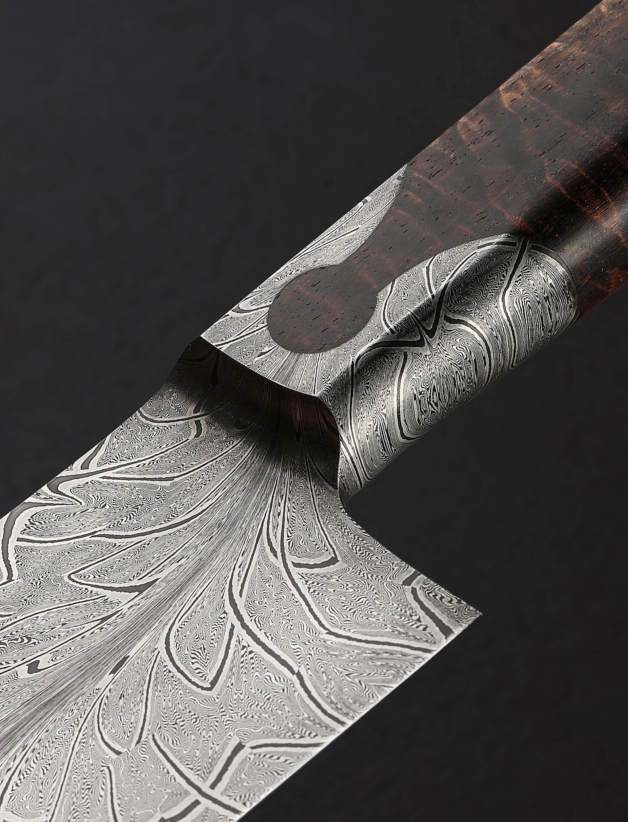 Casey Vilensky - Vancouver Nakiri & Vegetable Cleaver Feathered Lotus Nakiri 155mm