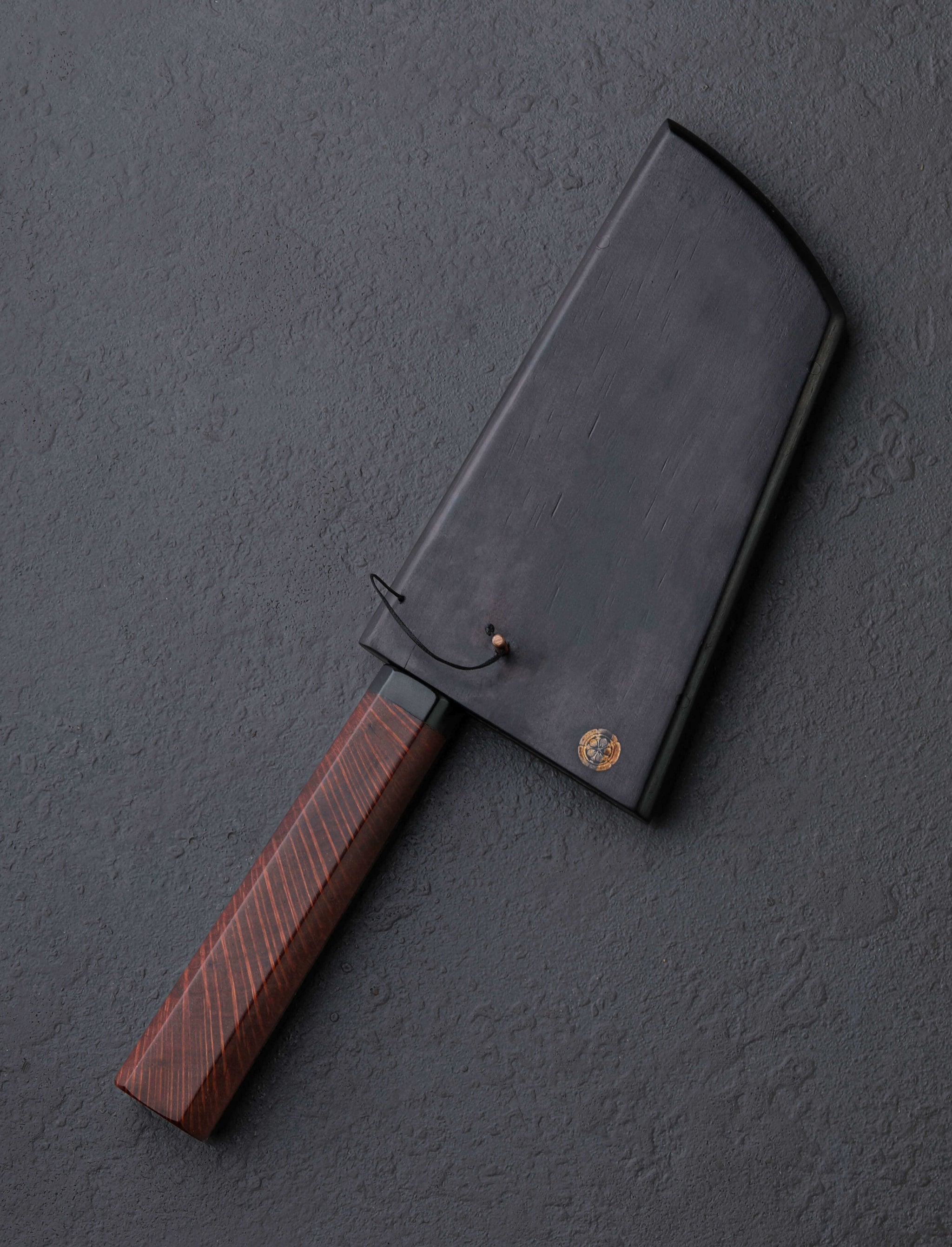 Dmitriy Popov - Australia Nakiri & Vegetable Cleaver Sheoak Copper Nakiri 125mm