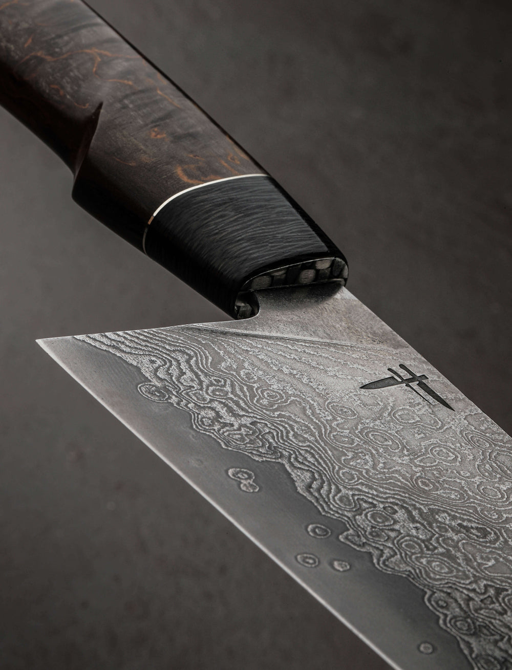 Fingal Ferguson - Ireland Nakiri & Vegetable Cleaver Curly Suminagashi Nakiri 200mm
