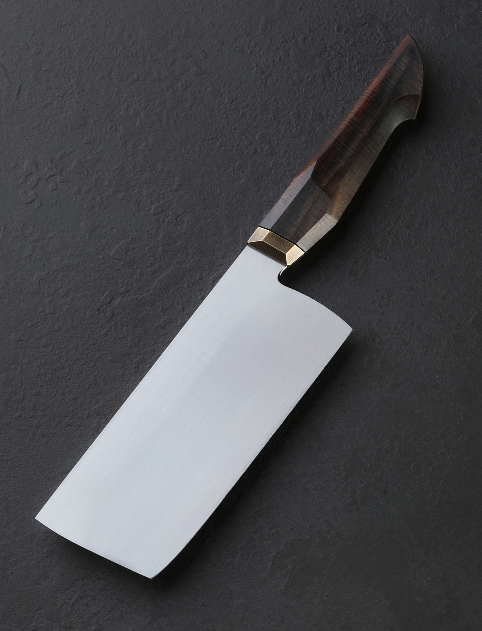 Jason Ellard - Tasmania Nakiri & Vegetable Cleaver Honduran Rosewood Nakiri 148mm