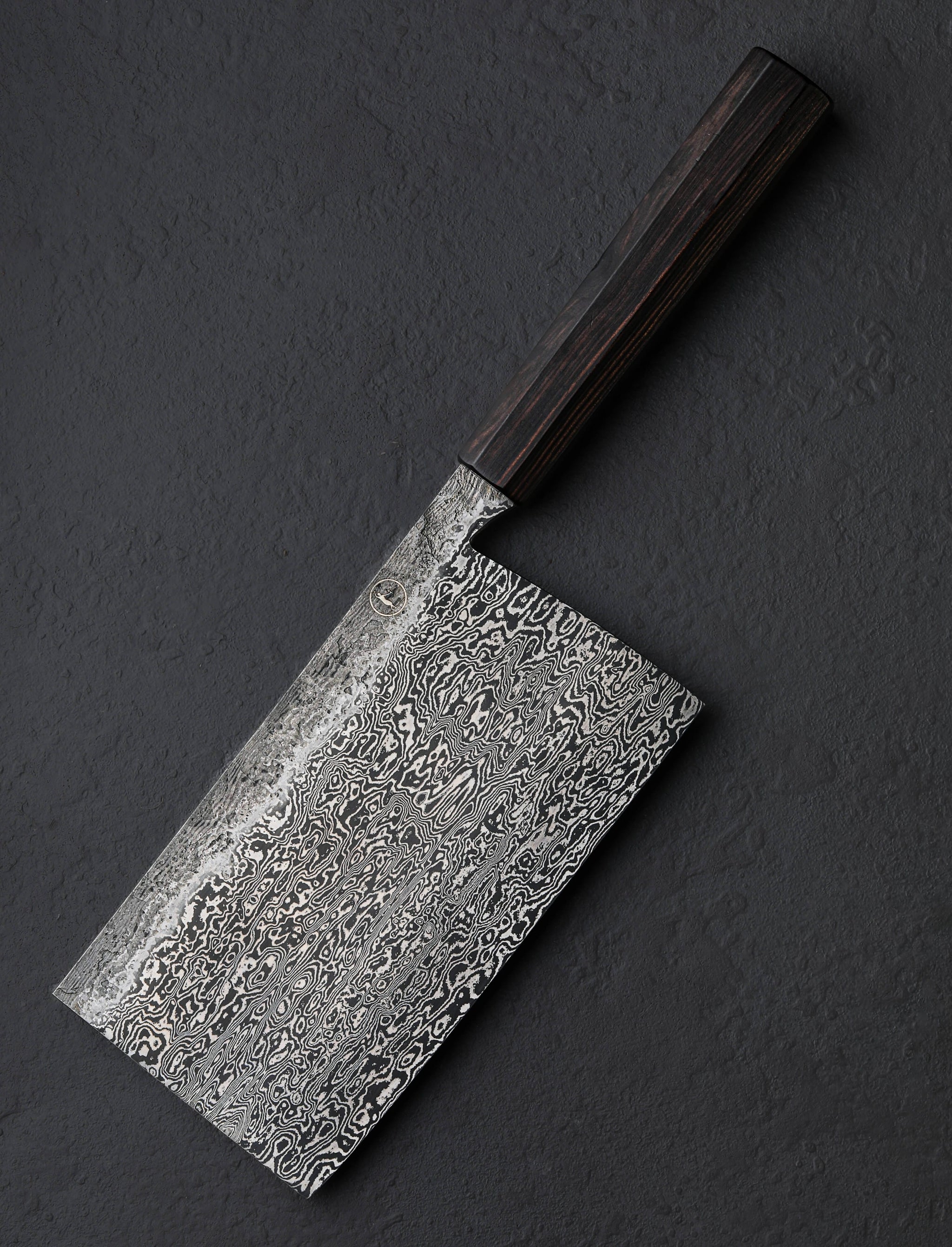 Jayden Simisky - Colorado Nakiri & Vegetable Cleaver Striped Ebony Compound Cleaver 177mm