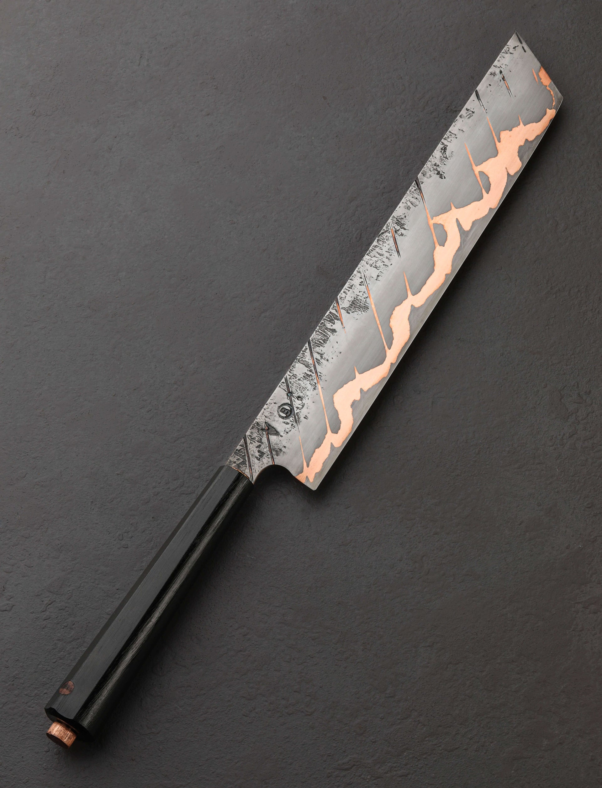 Jerarmie 'Jezz' Heywood - Australia Nakiri & Vegetable Cleaver Clawed Copper Saw Blade Nakiri 262mm