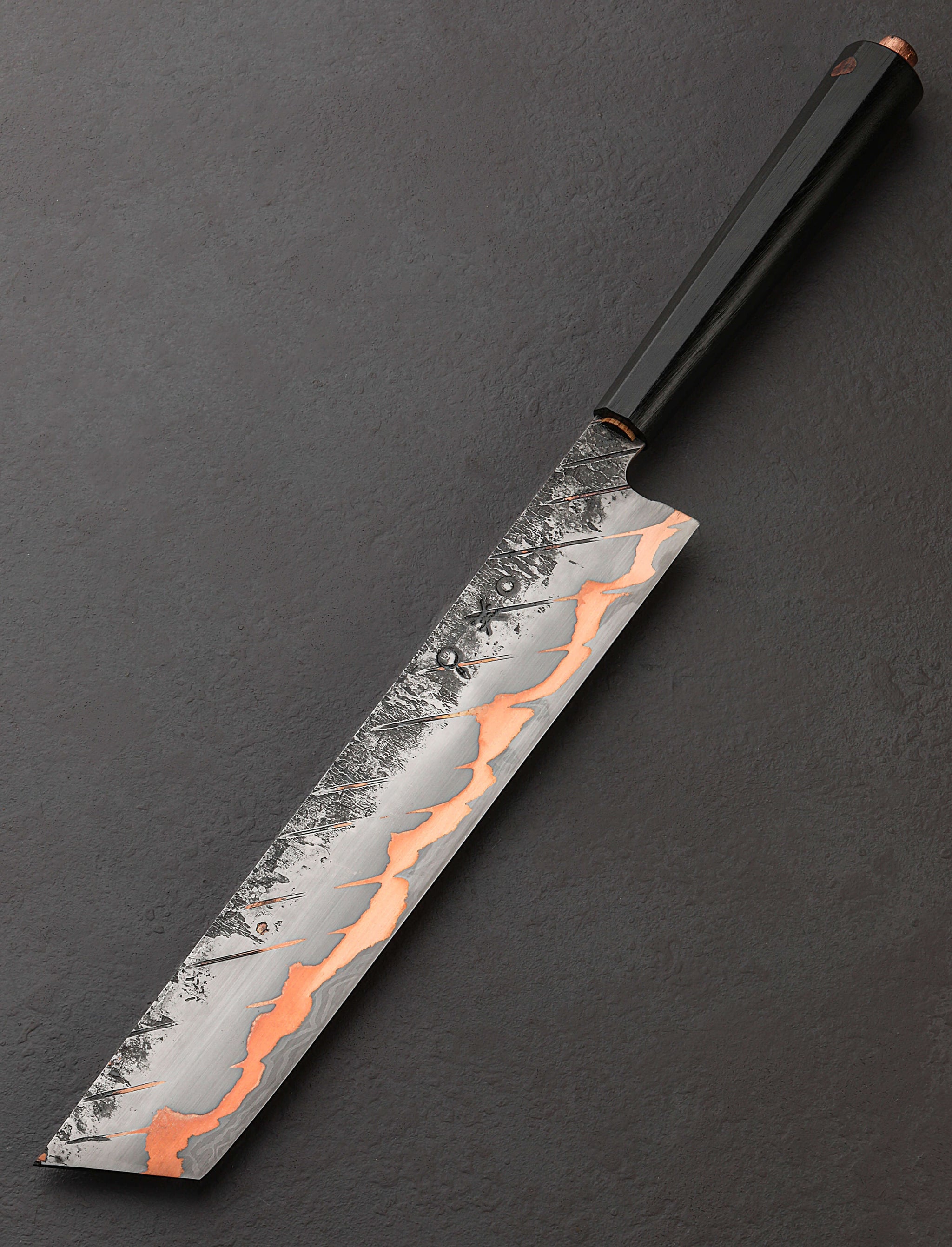 Jerarmie 'Jezz' Heywood - Australia Nakiri & Vegetable Cleaver Clawed Copper Saw Blade Nakiri 262mm