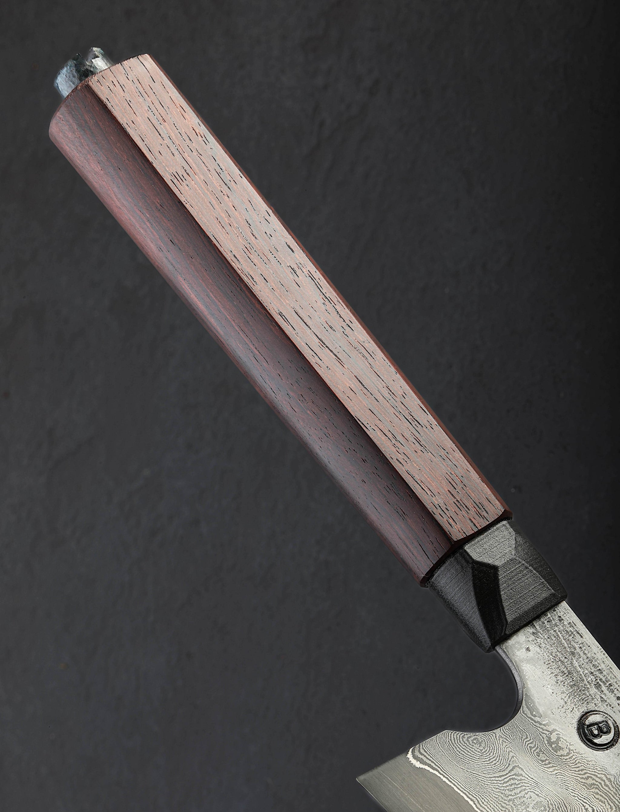 Jerarmie 'Jezz' Heywood - Australia Nakiri & Vegetable Cleaver Rosewood Wootz Gyuto 225mm