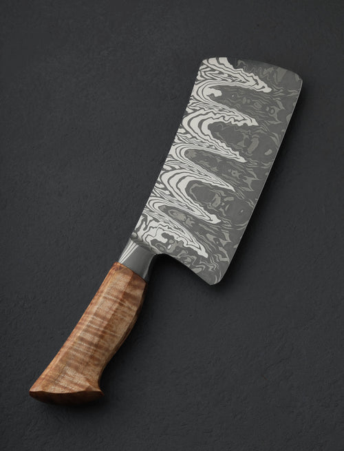 6 Ceramic Vegetable Cleaver (Nakiri Knife) – Shenzhen Knives