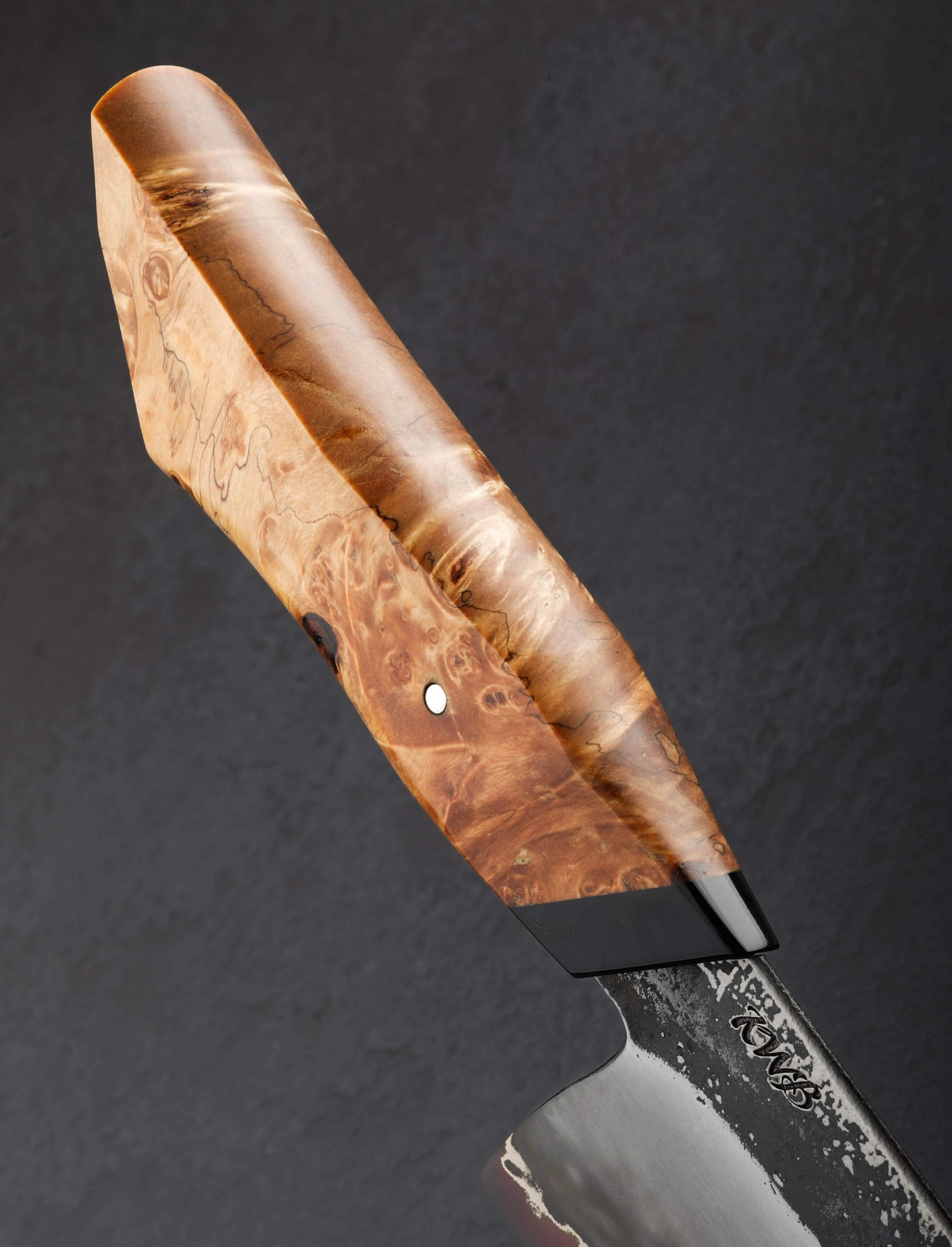 Korben Bloomfield - United Kingdom Nakiri & Vegetable Cleaver Electric Chestnut Nakiri 160mm