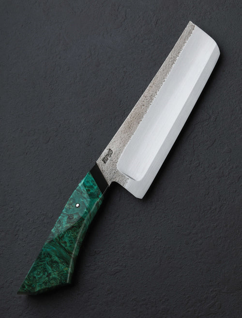 Korben Bloomfield - United Kingdom Nakiri & Vegetable Cleaver Water Chestnut Nakiri 165mm