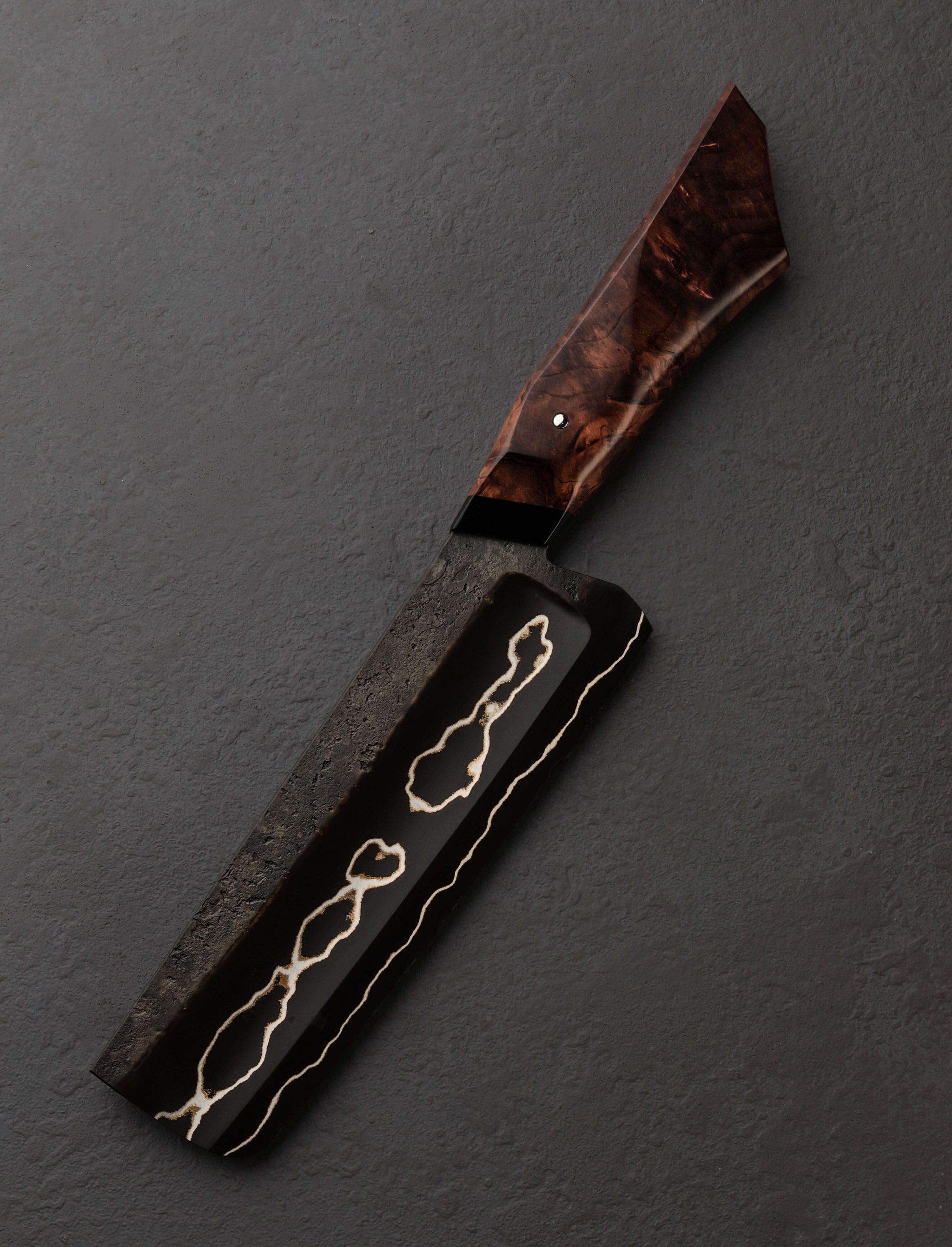 Korben Bloomfield - United Kingdom Nakiri & Vegetable Cleaver Wormhole Compound Nakiri 180mm