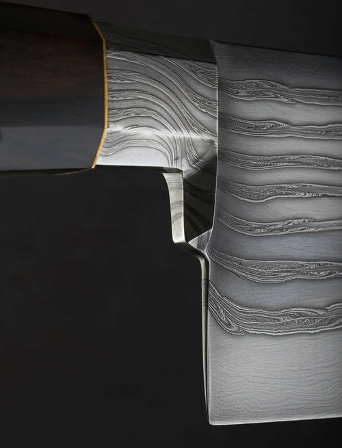 Nick Anderson - California Nakiri & Vegetable Cleaver Ebony Nautilus Nakiri 165mm