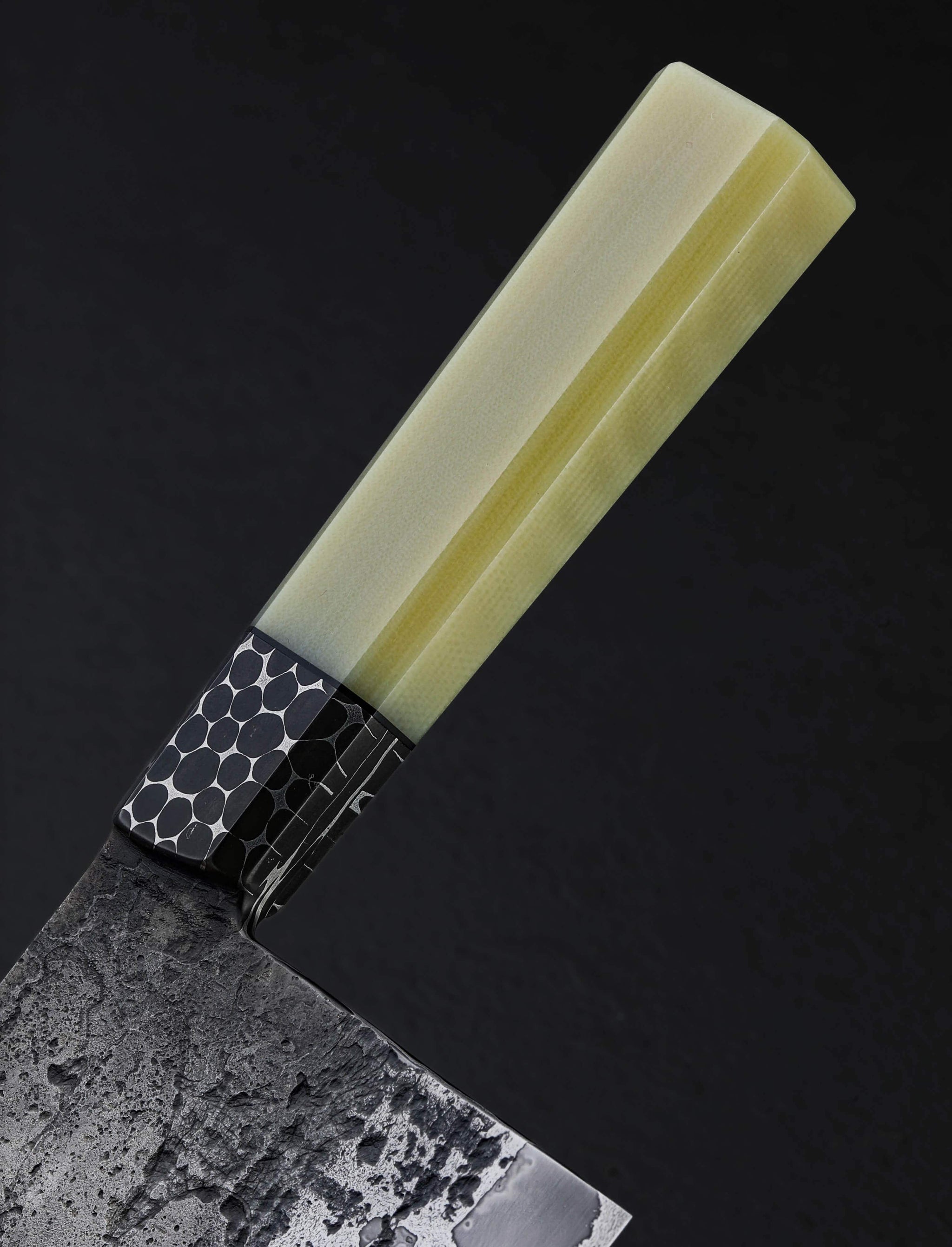 Niko Nicolaides - Michigan Nakiri & Vegetable Cleaver Jade Ball Bearings Cleaver 213mm