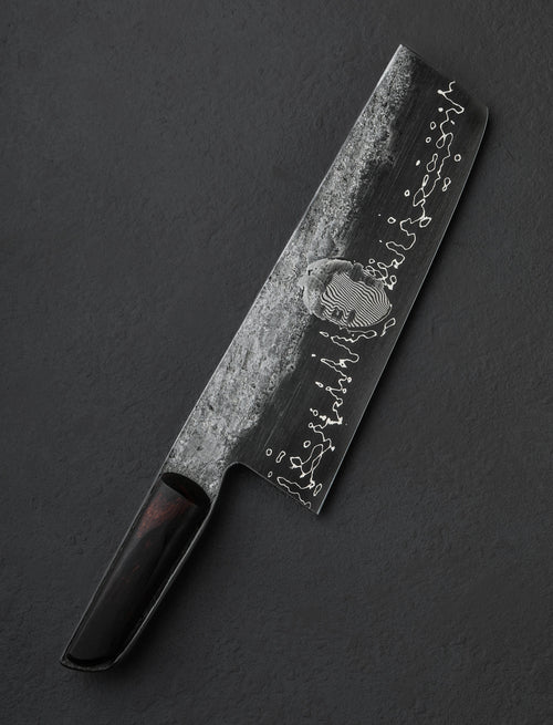 Steve Pellegrino - Pennsylvania Nakiri & Vegetable Cleaver Reflected Moon Nakiri 190mm